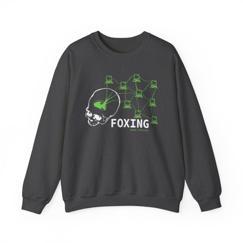 Foxing Dead Internet Unisex Heavy Blend™ Crewneck Sweatshirt