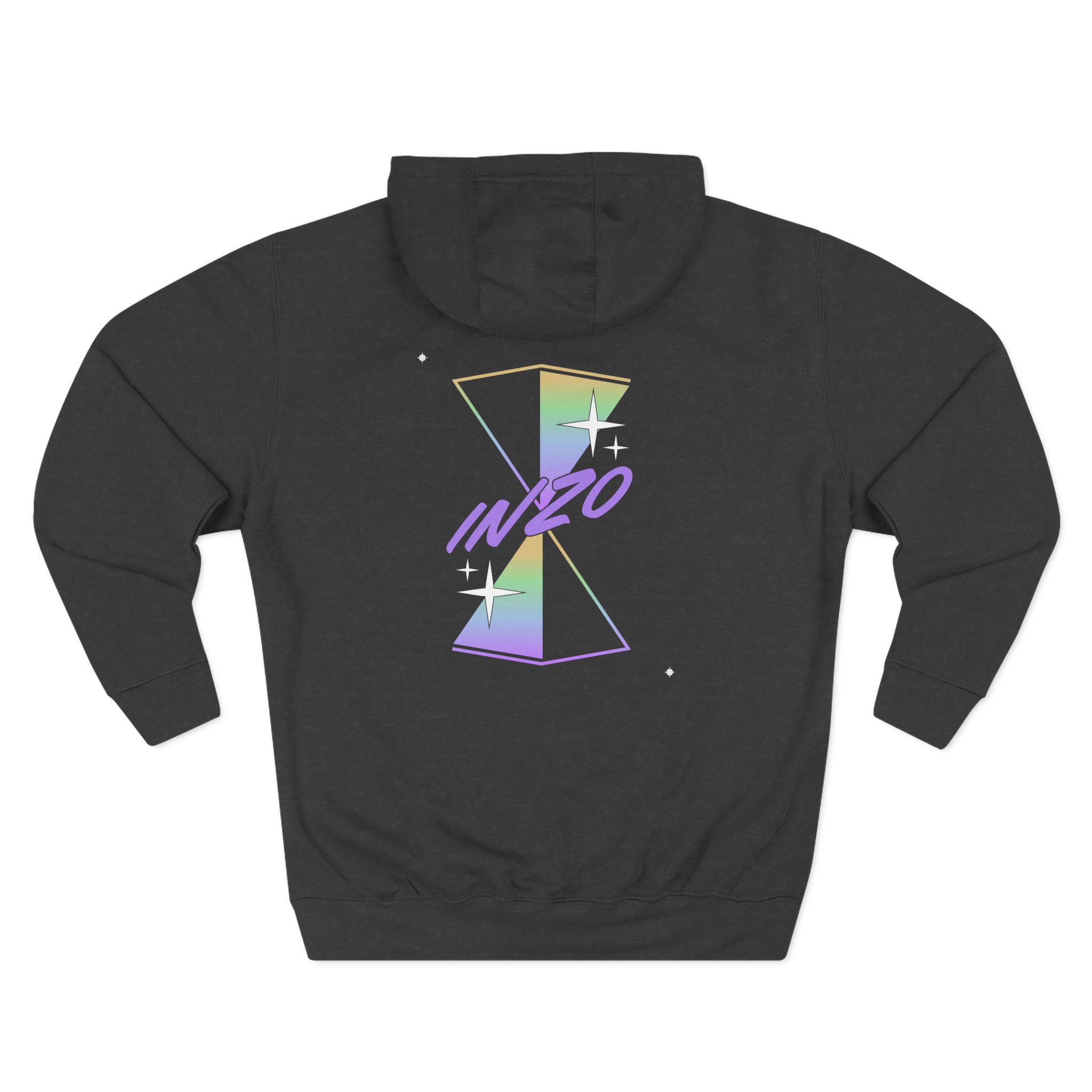 Inzo Three-Panel Fleece Hoodie