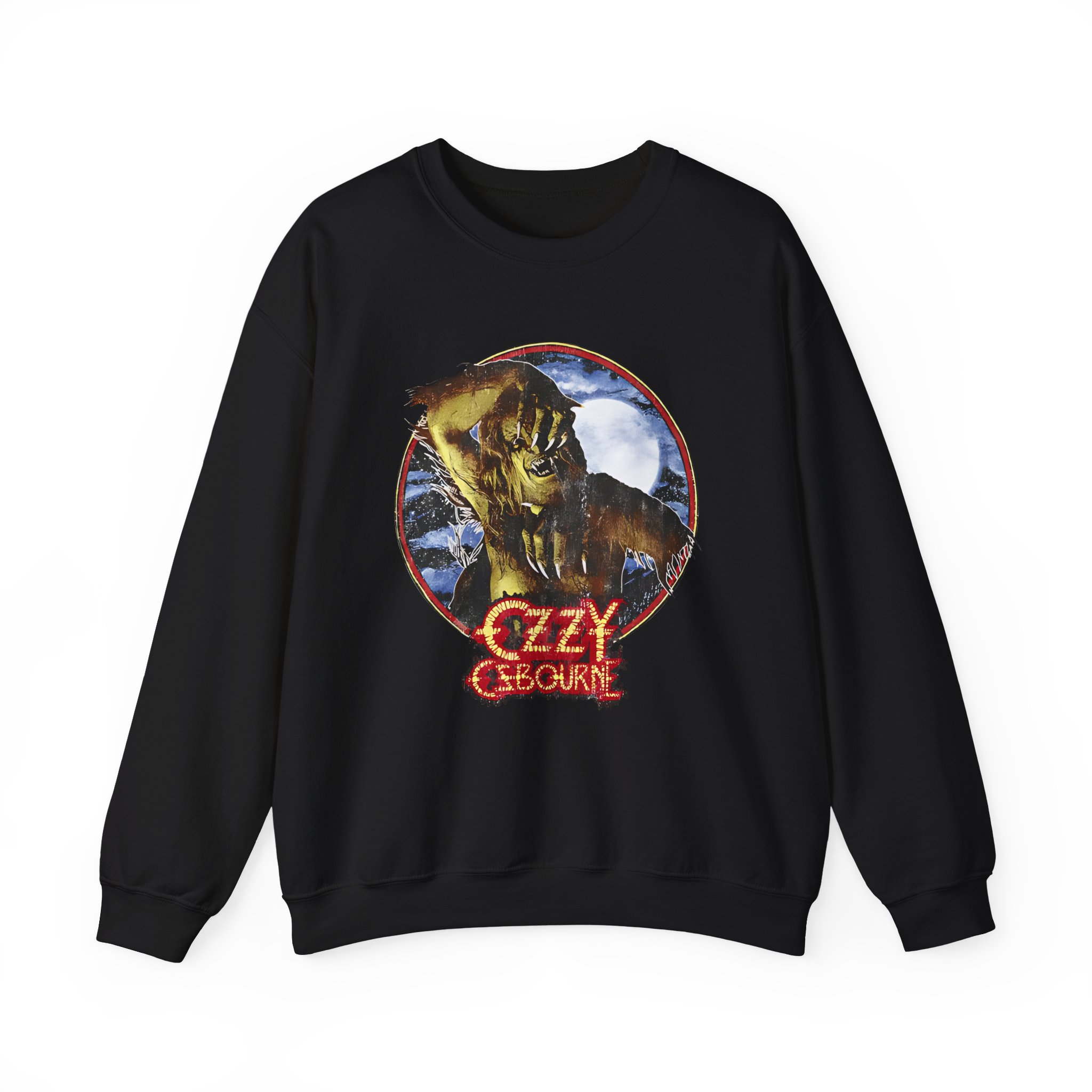 Ozzy Osbourne Bark At The Moon Unisex Heavy Blendâ„¢ Crewneck Sweatshirt