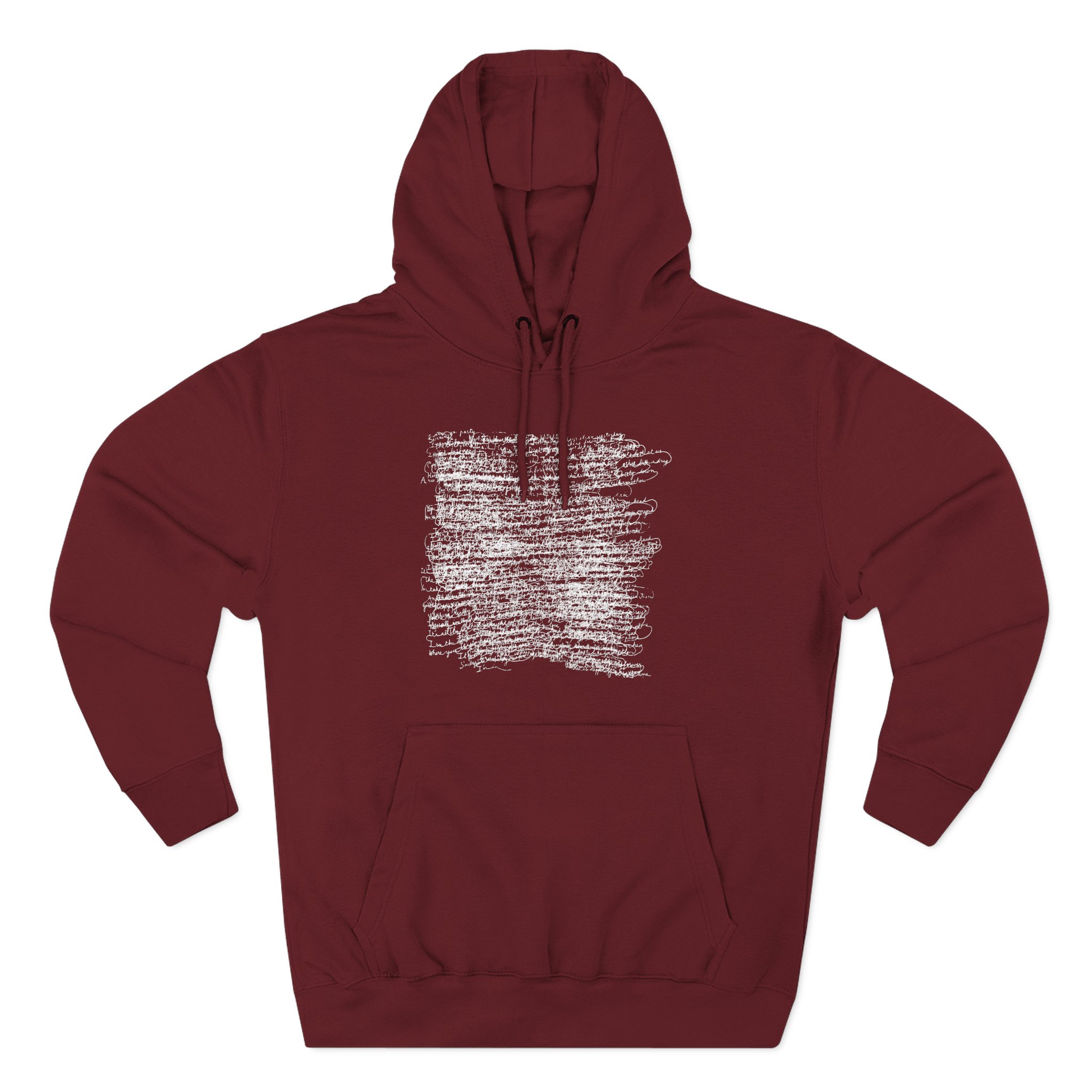 Tom Odell Scribble Three-Panel Fleece Hoodie