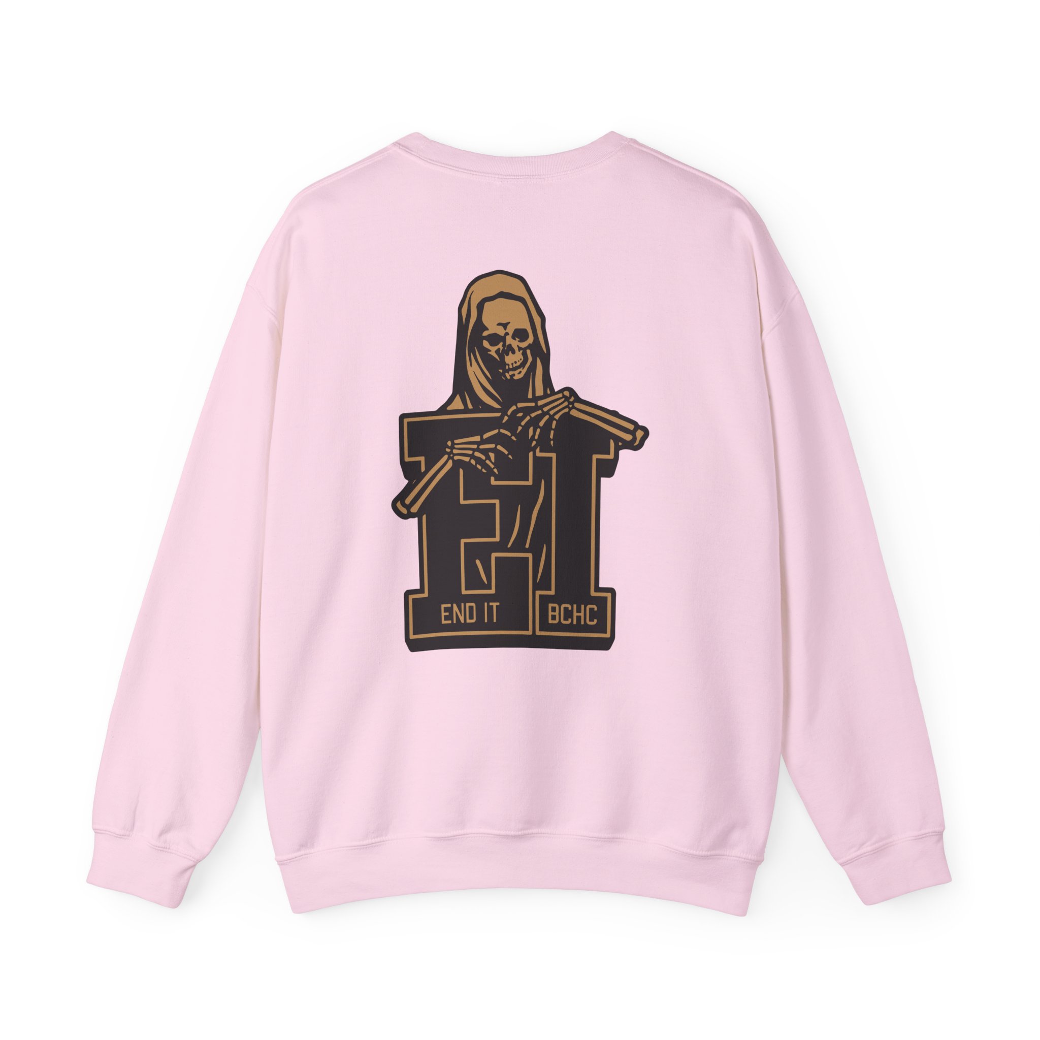 End It Bchc Reaper Emblem Unisex Heavy Blendâ„¢ Crewneck Sweatshirt