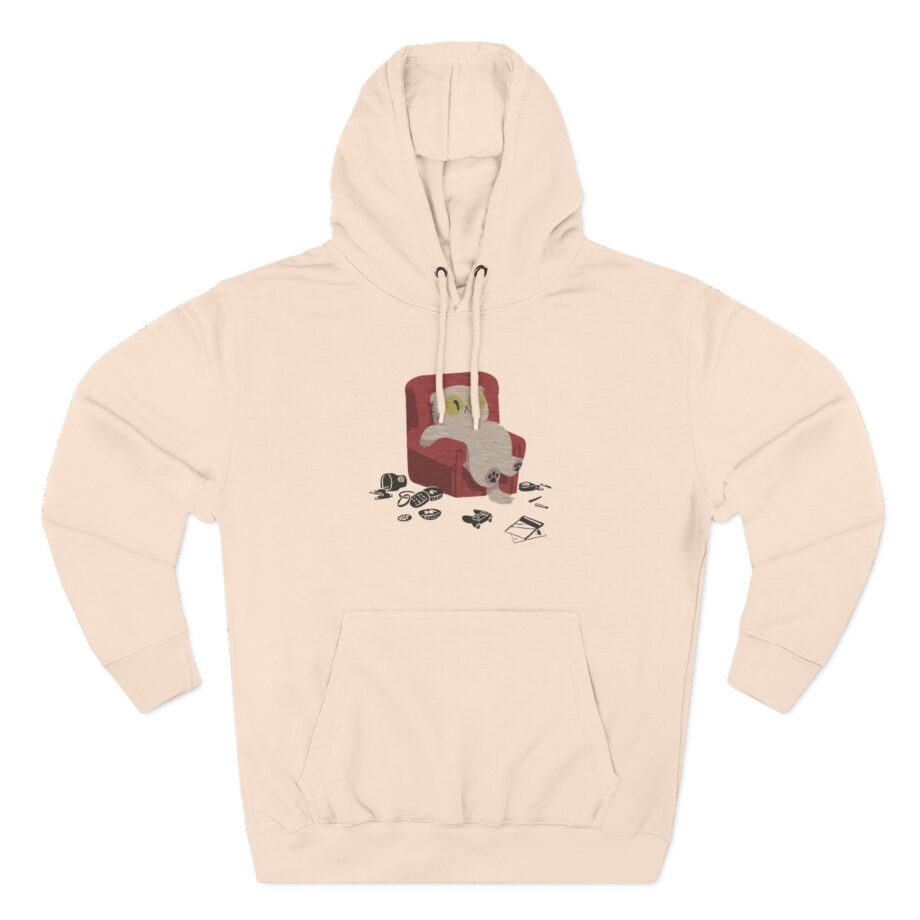 Lirik Lazycat Three-Panel Fleece Hoodie