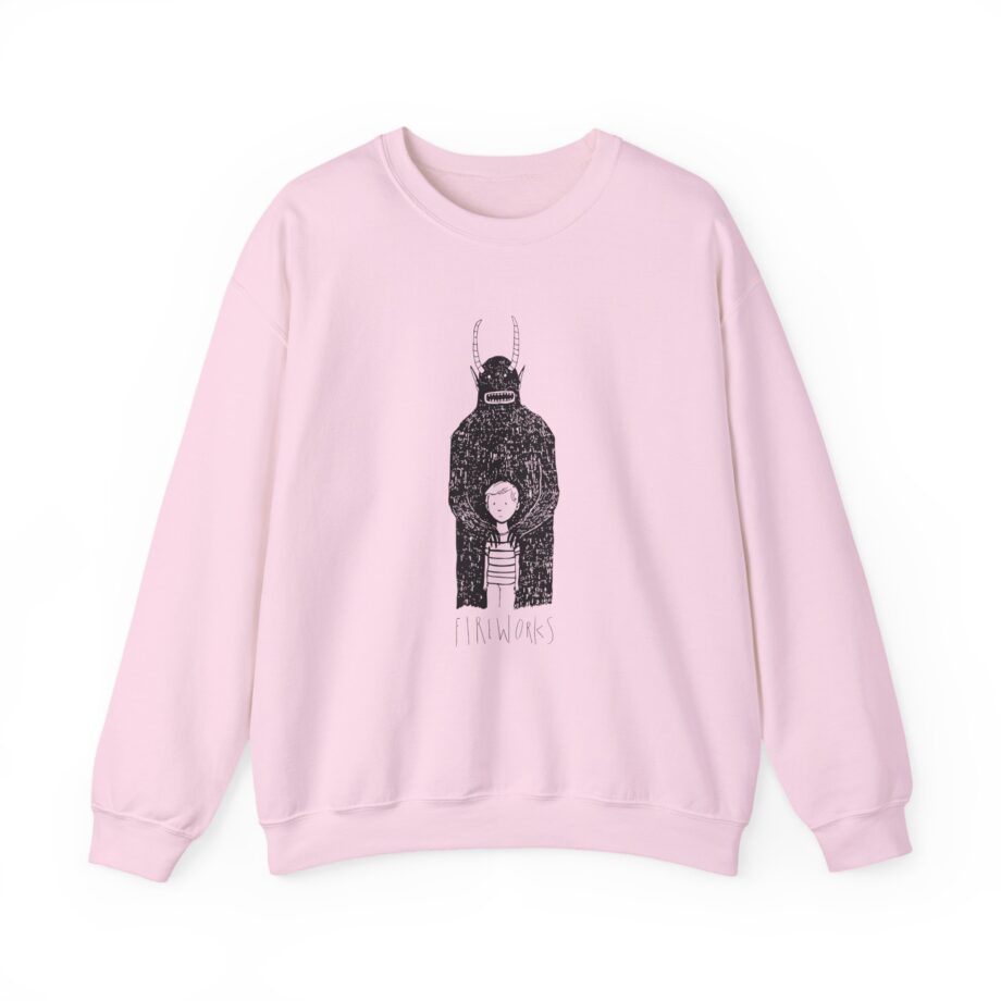 Fireworks Monster Unisex Heavy Blend™ Crewneck Sweatshirt