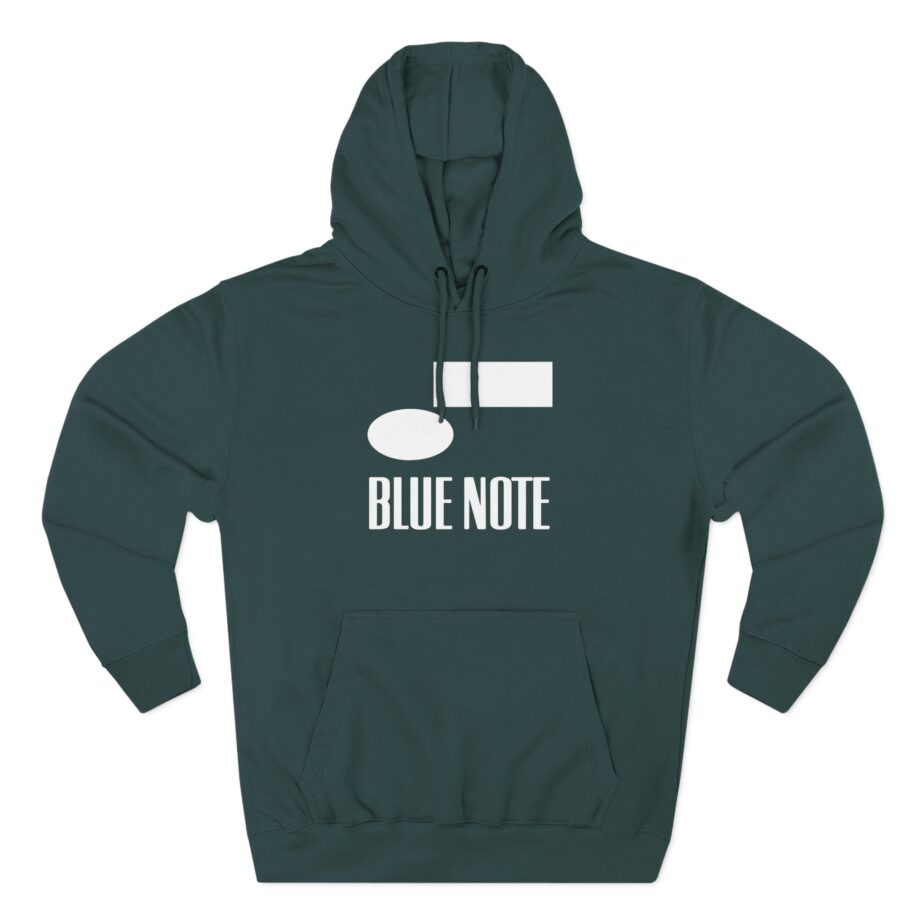 Blue Note Records Three-Panel Fleece Hoodie
