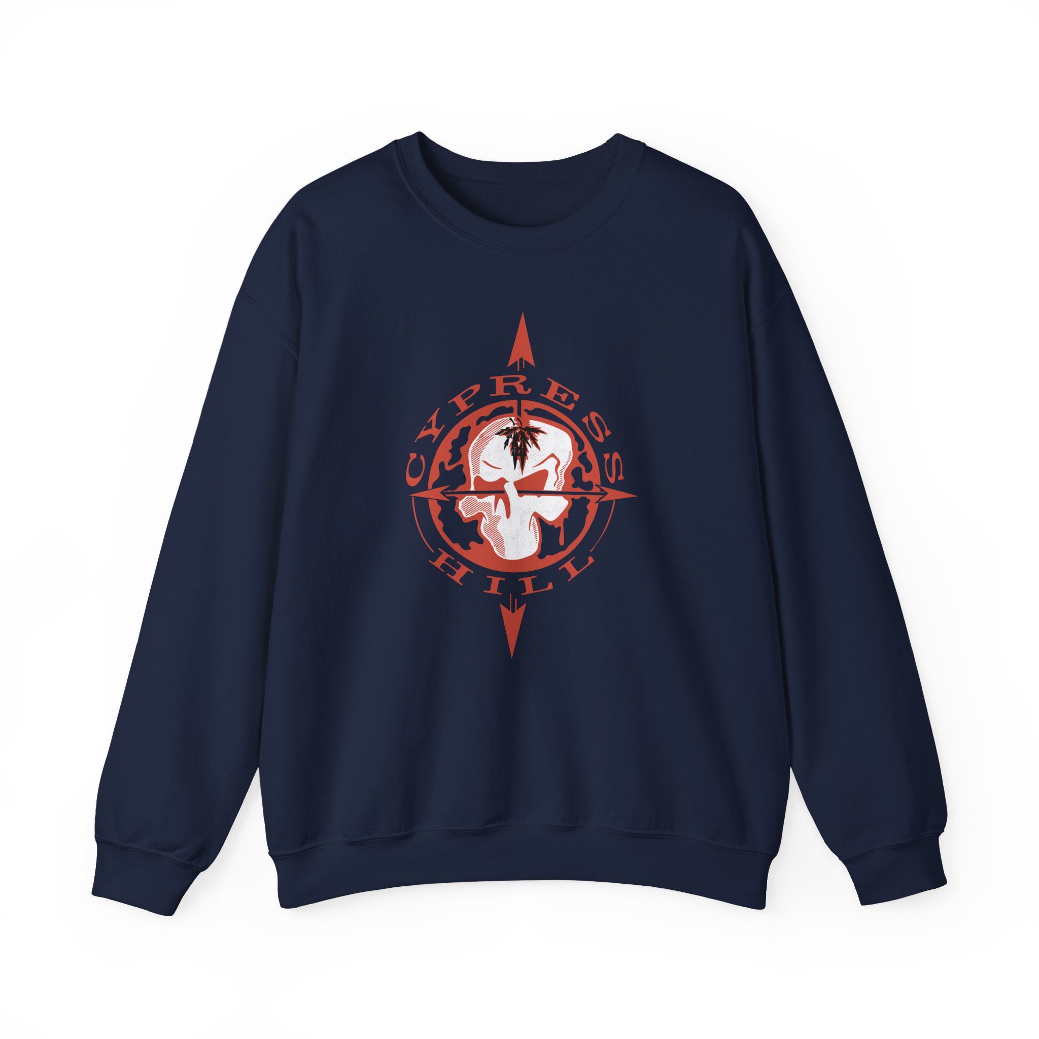 Cypress Hill Skull N Compass Unisex Heavy Blendâ„¢ Crewneck Sweatshirt