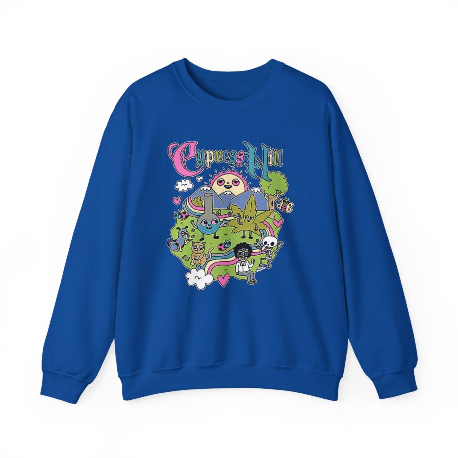 Cypress Hill Happy Time by Sean Solomon Unisex Heavy Blend™ Crewneck Sweatshirt