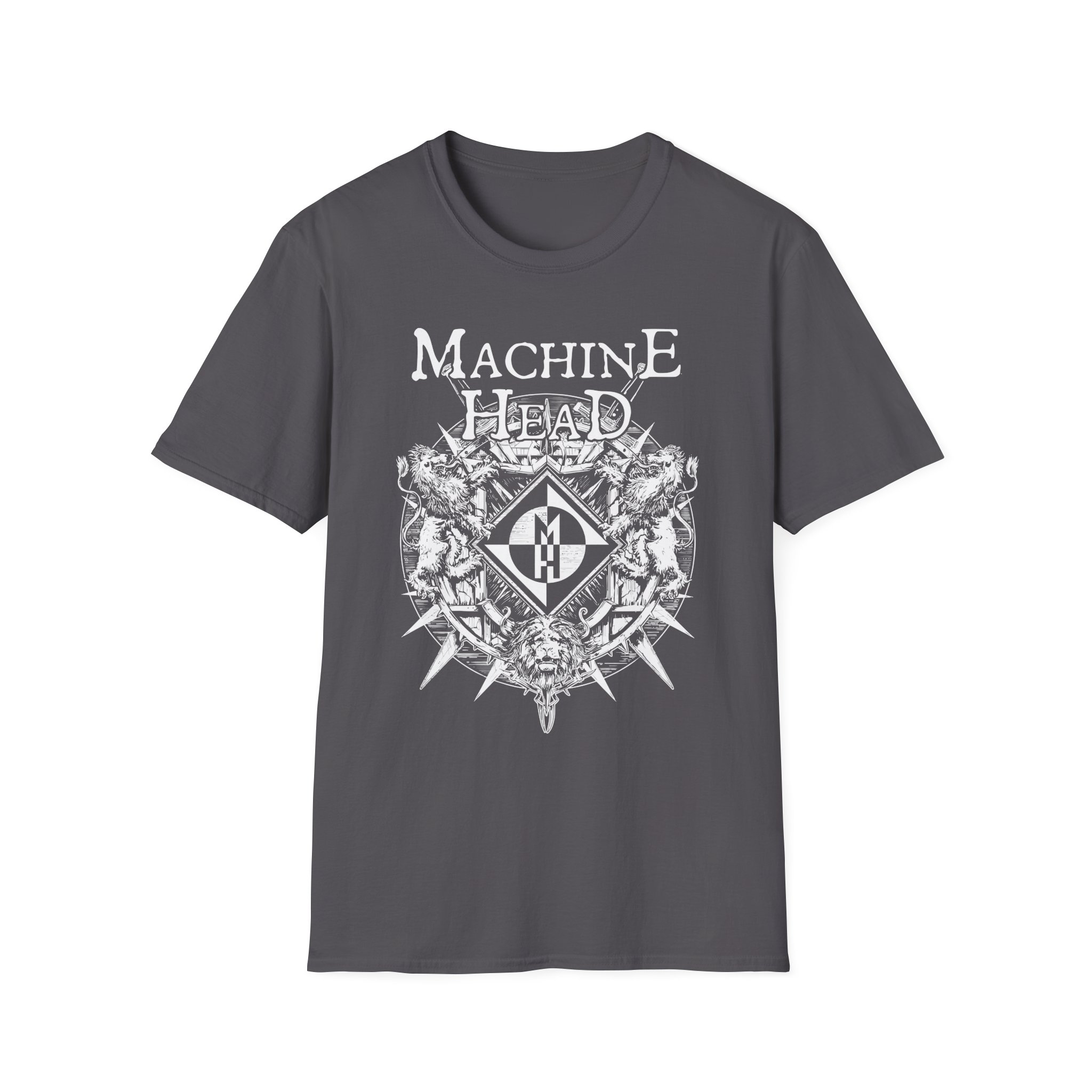 Machine Head Lion Crest Unisex Softstyle T-Shirt