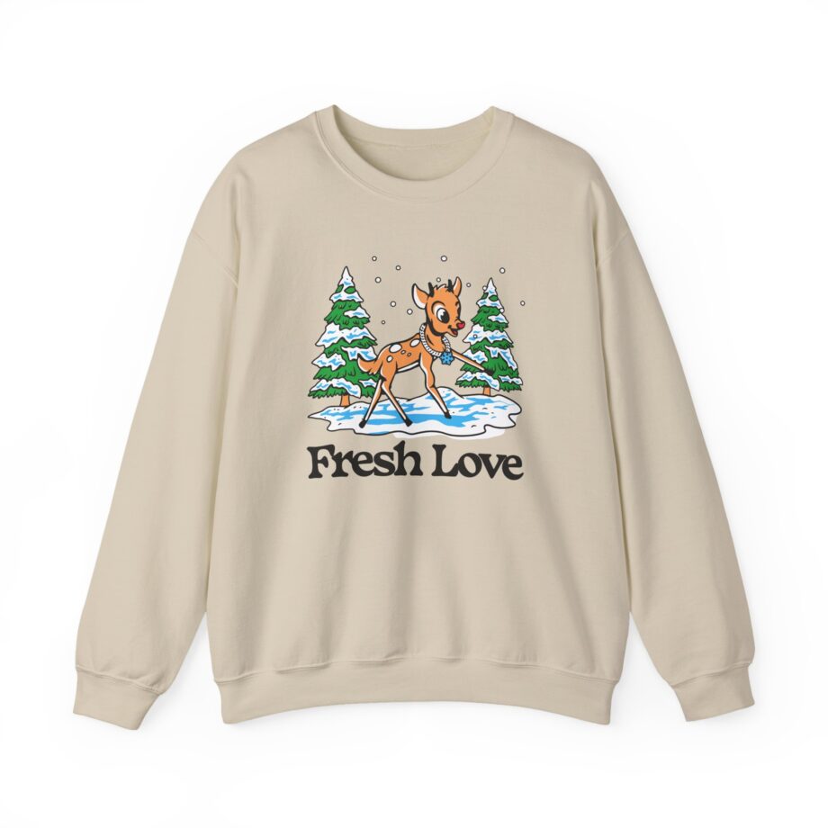 Fresh Love Snow Dough Unisex Heavy Blend™ Crewneck Sweatshirt