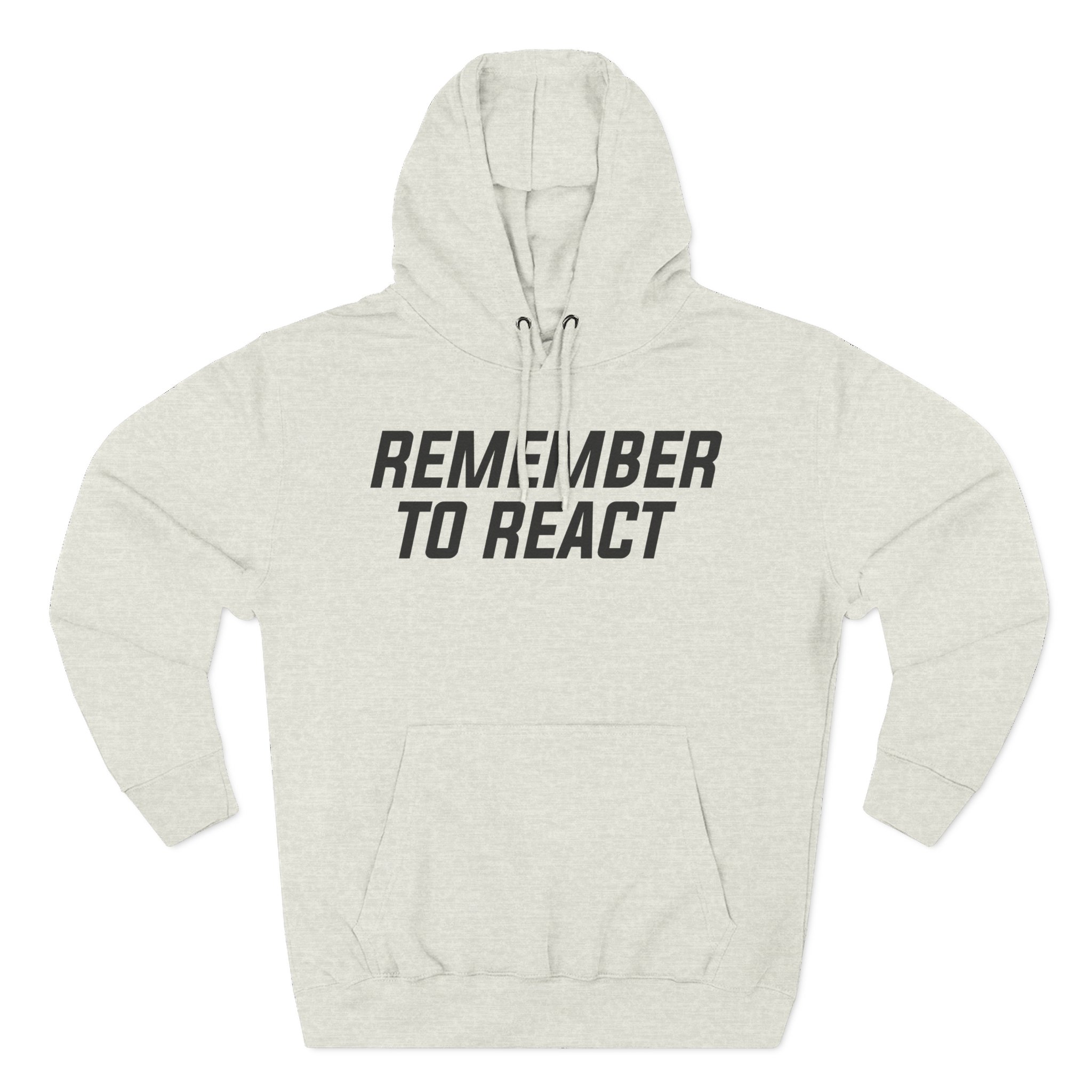 Jenny Holzer Remember to React Three-Panel Fleece Hoodie