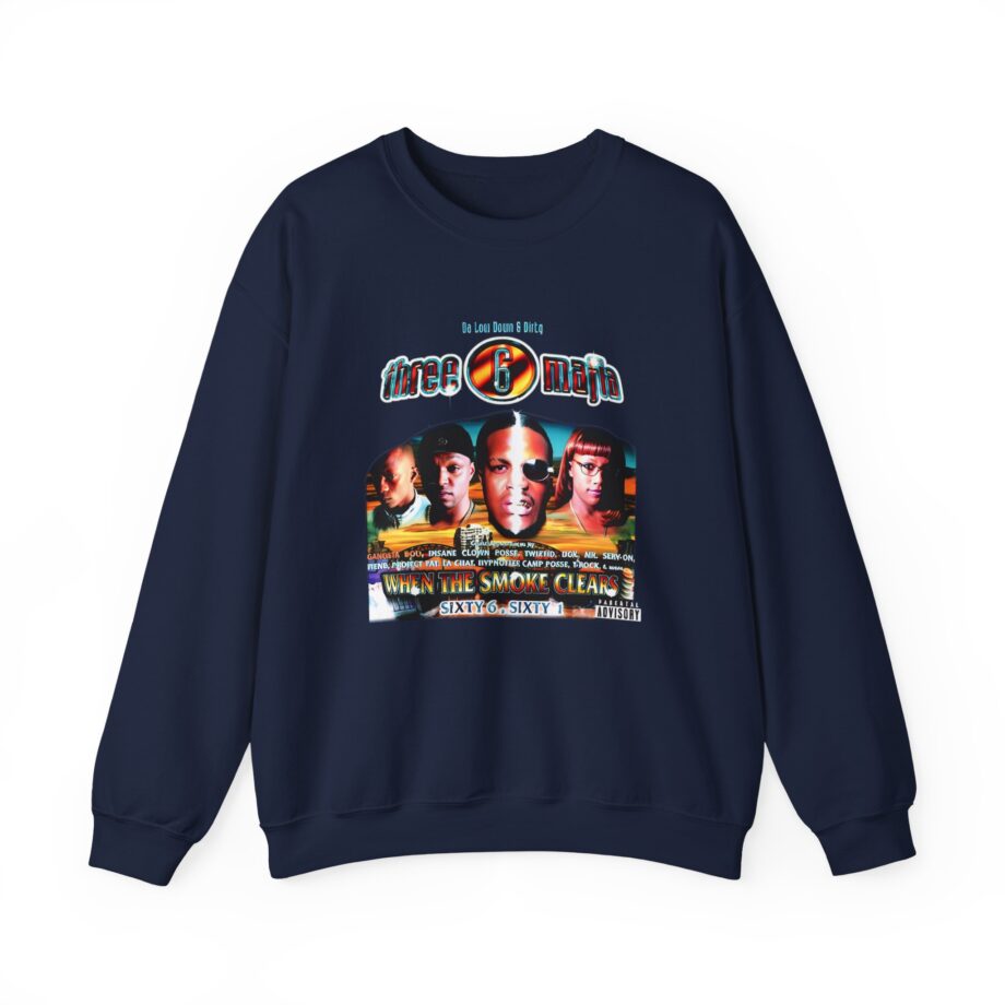 Three 6 Mafia When the Smoke Clears Unisex Heavy Blend™ Crewneck Sweatshirt