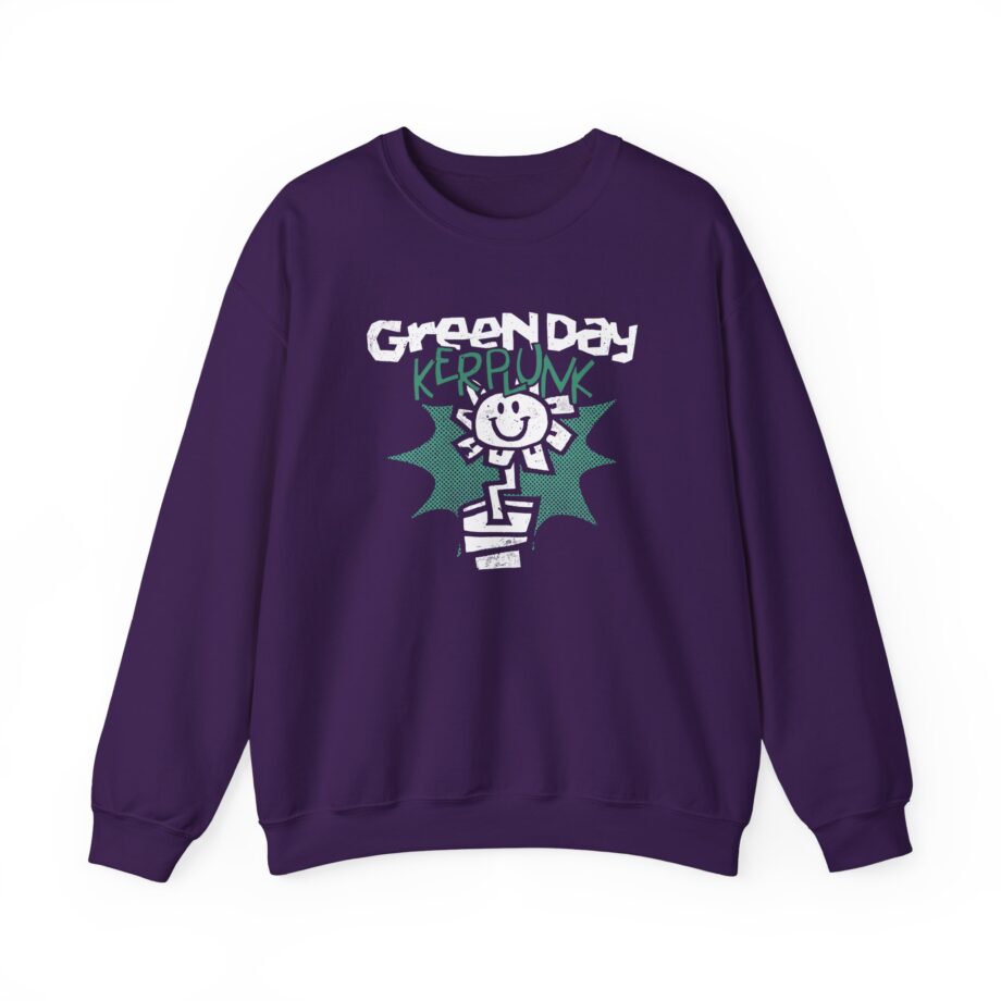 Green Day Kerplunk Vintage Flower Unisex Heavy Blend™ Crewneck Sweatshirt