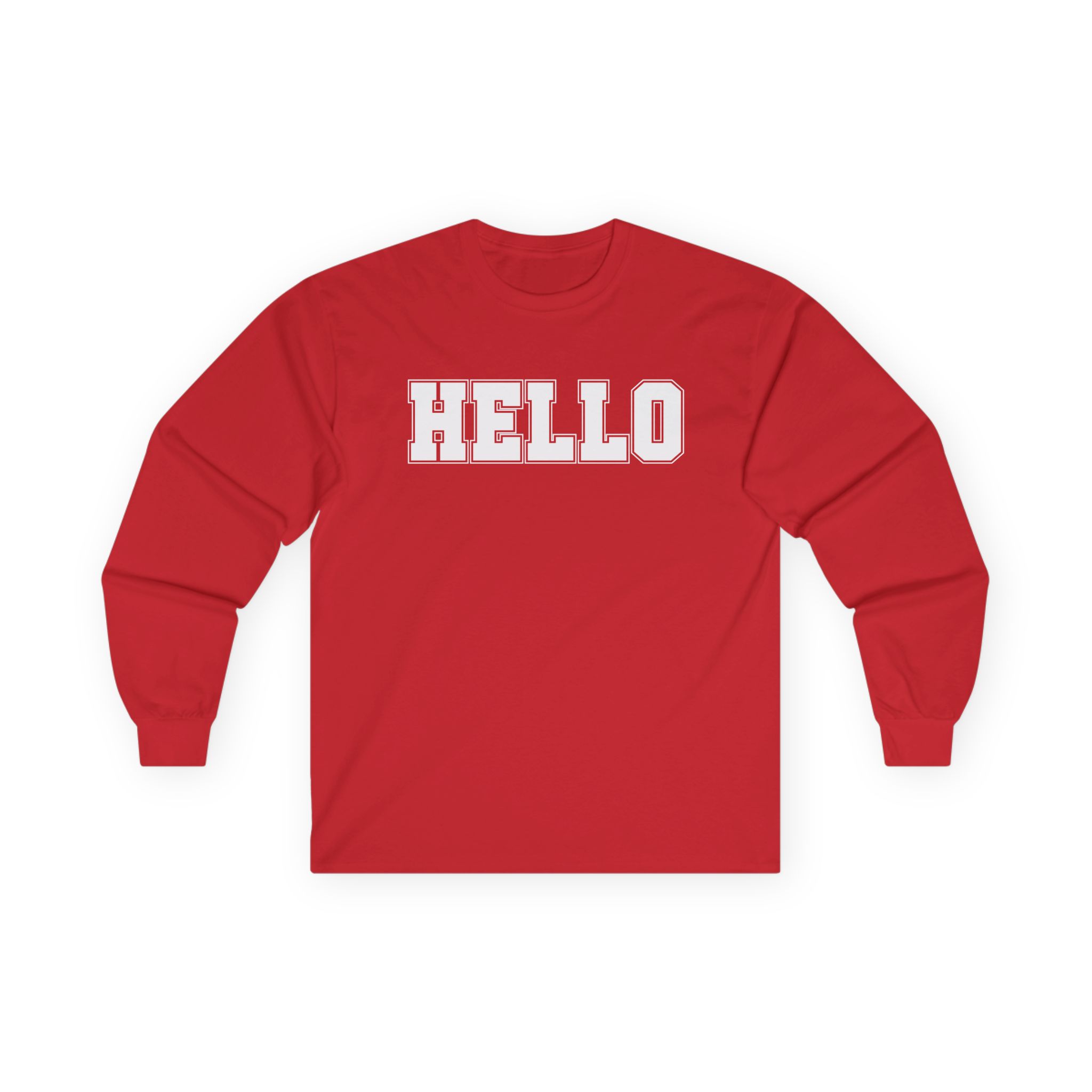 Shubble hello Unisex Ultra Cotton Long Sleeve Tee