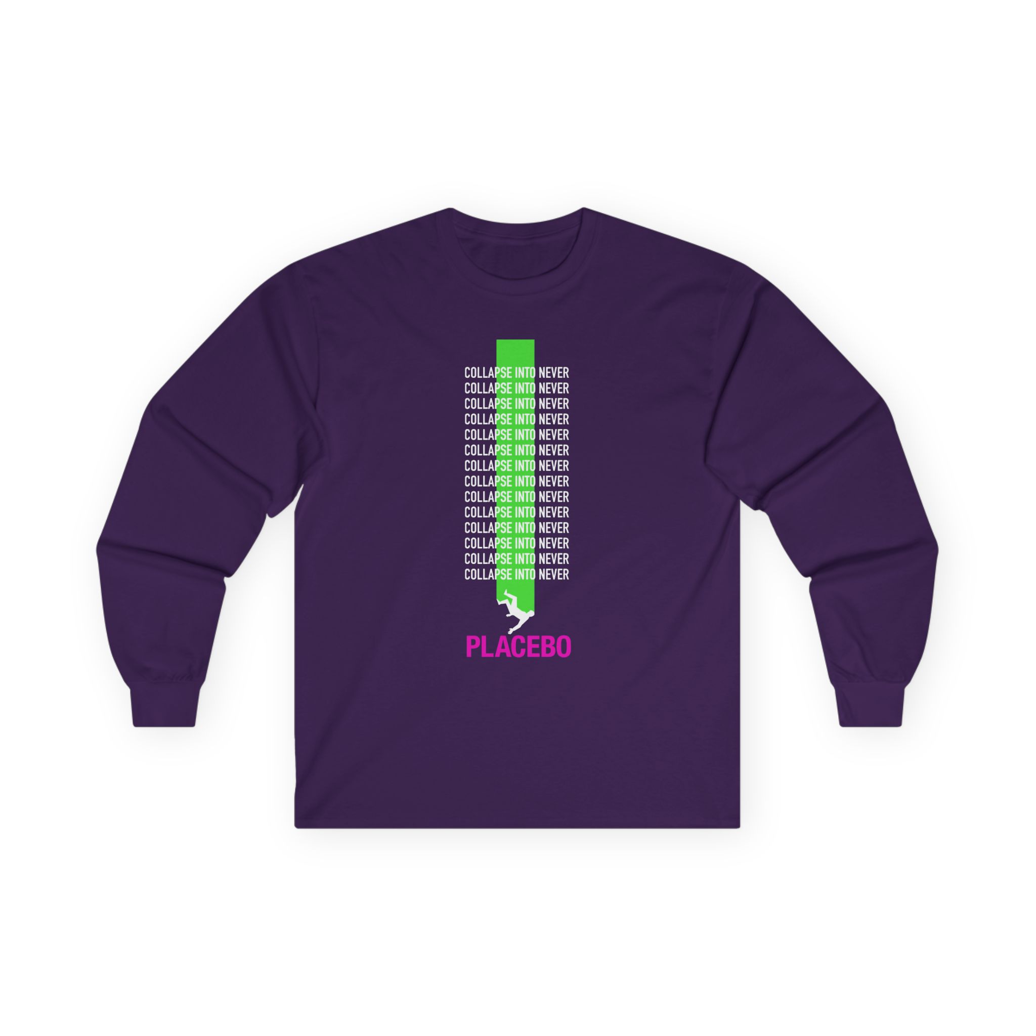Placebo Collapse Into Never Unisex Ultra Cotton Long Sleeve Tee