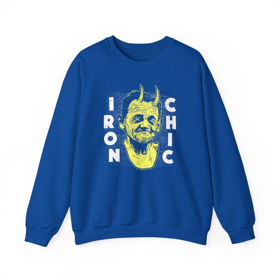 Iron Chic Devilman Unisex Heavy Blend Crewneck Sweatshirt