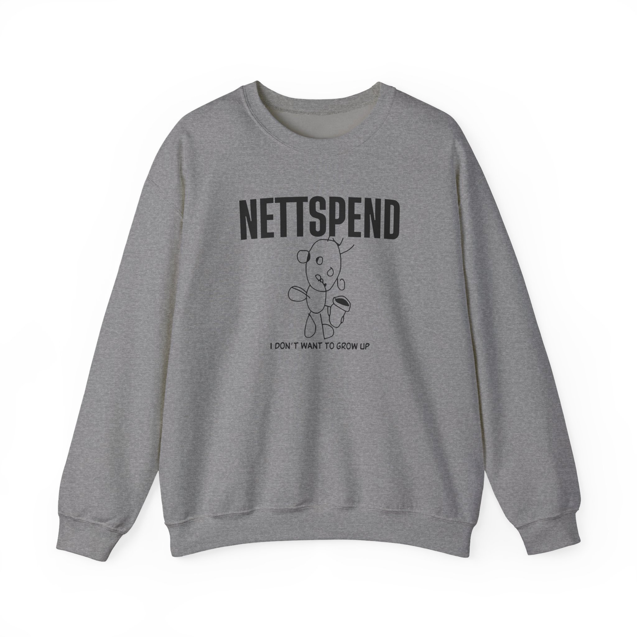 Nettspend I Dont Want to Grow Up Unisex Heavy Blendâ„¢ Crewneck Sweatshirt