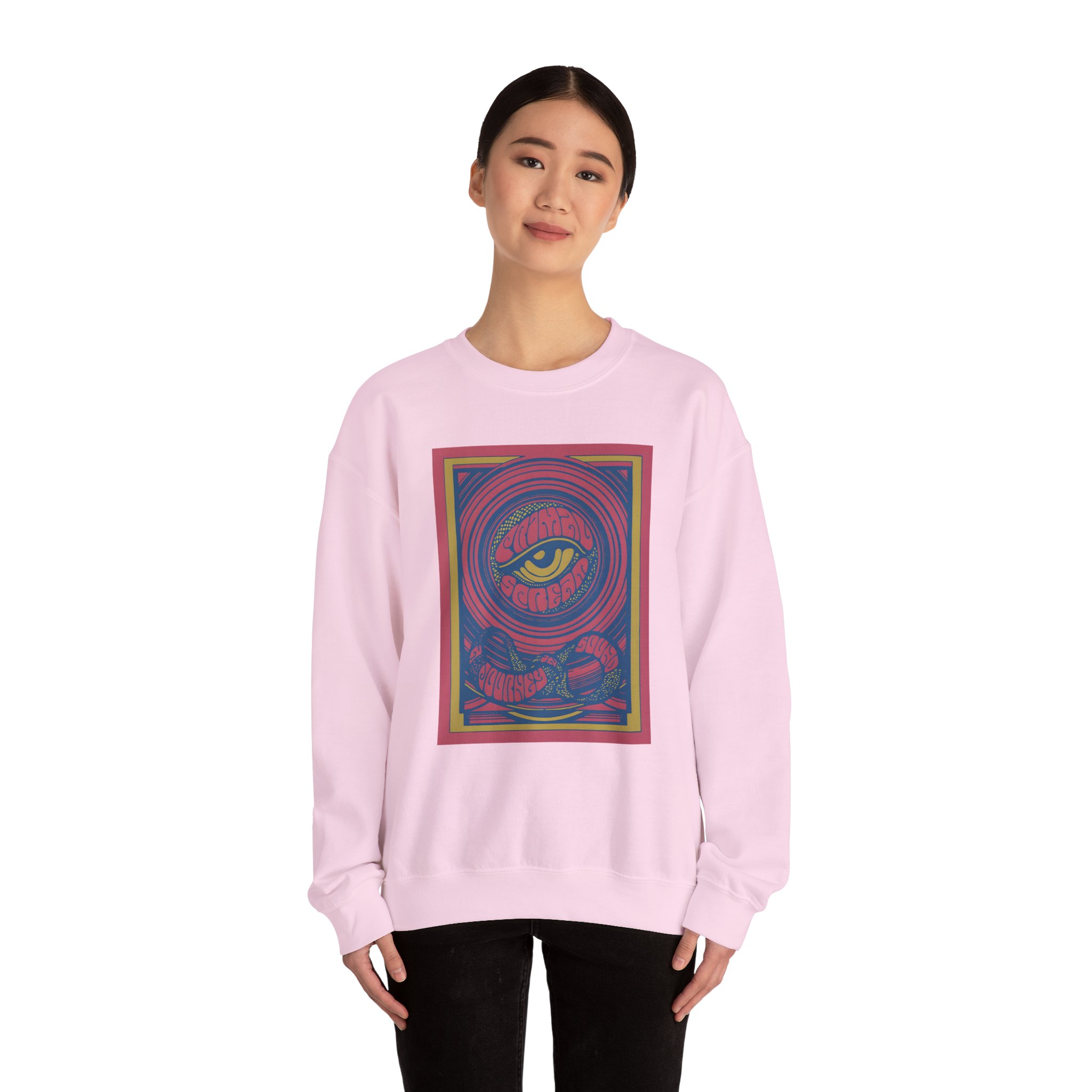 Primal Scream a Journey Into Sound Unisex Heavy Blendâ„¢ Crewneck Sweatshirt