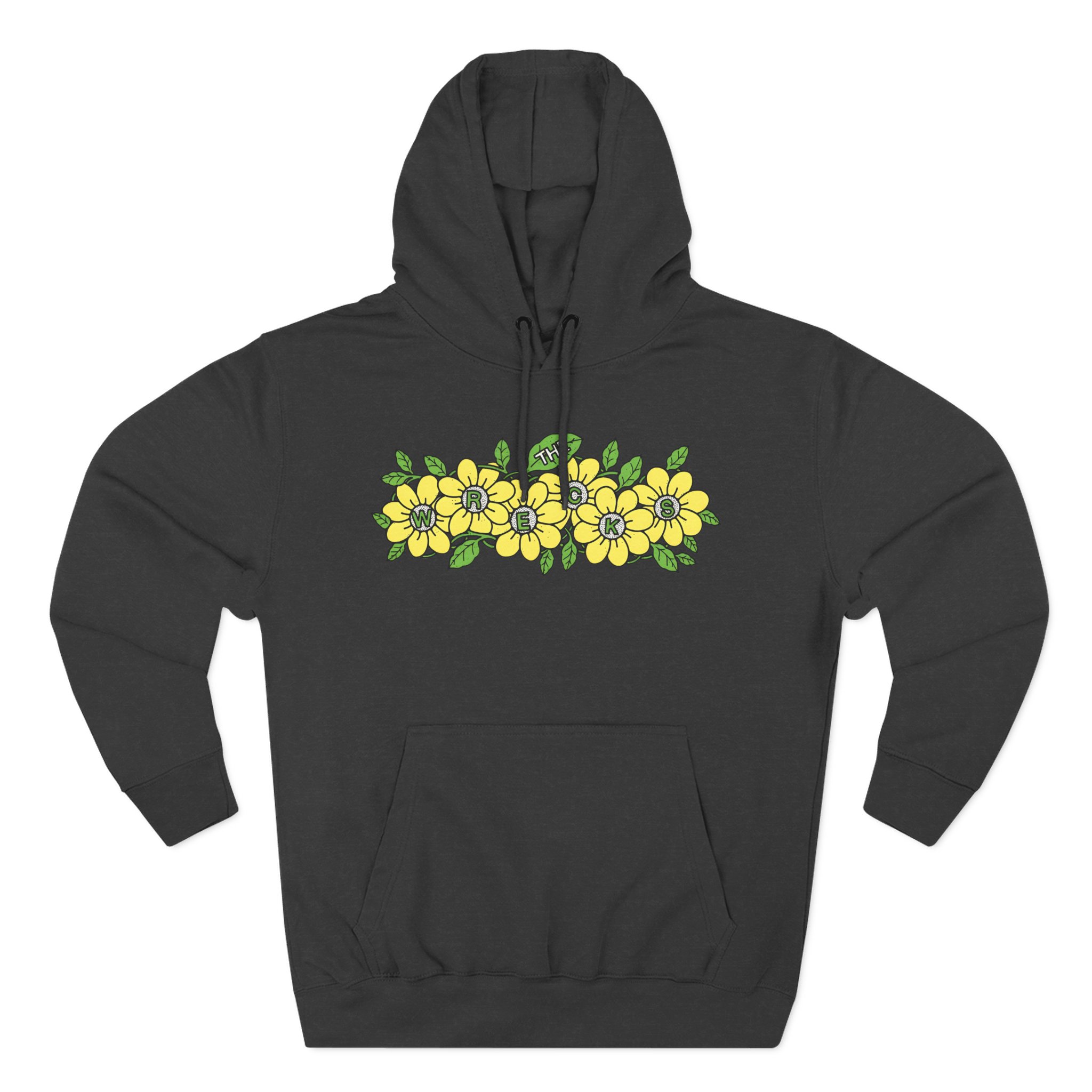 The Wrecks Flower Three-Panel Fleece Hoodie