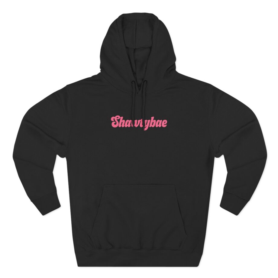 Shawty Bae Three-Panel Fleece Hoodie