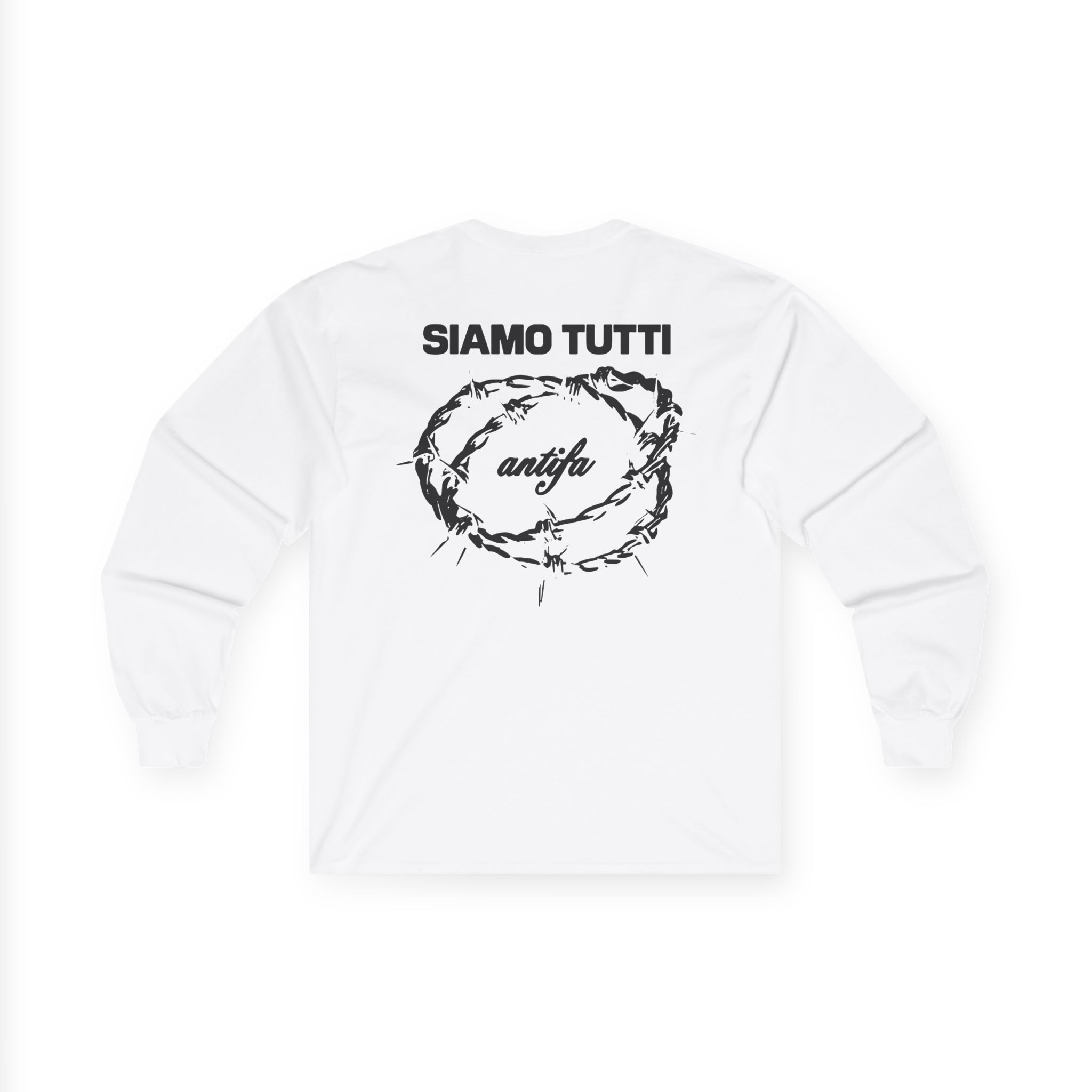 Disarstar Siamo Tutti Antifa Unisex Ultra Cotton Long Sleeve Tee