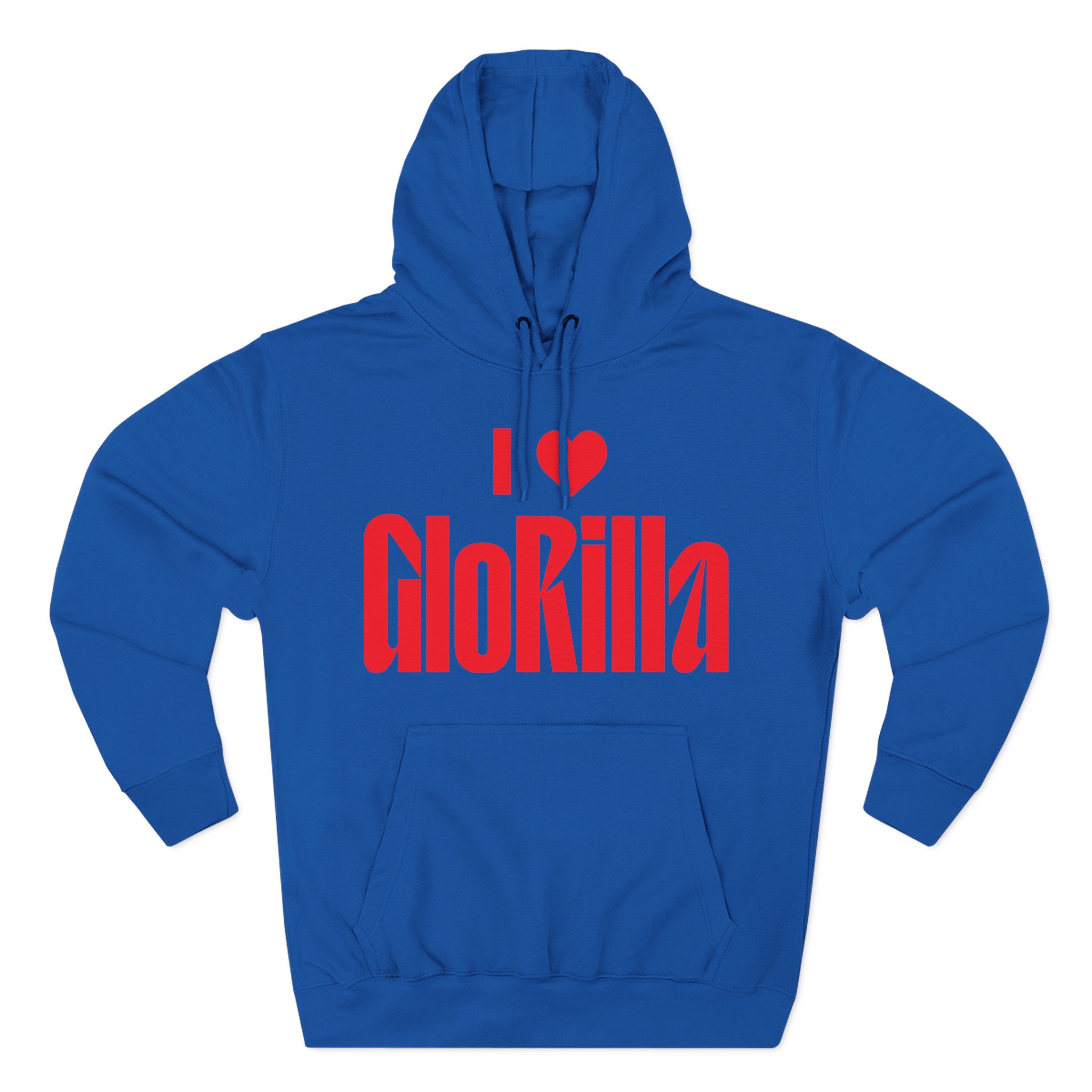 I Love Glorilla Three-Panel Fleece Hoodie