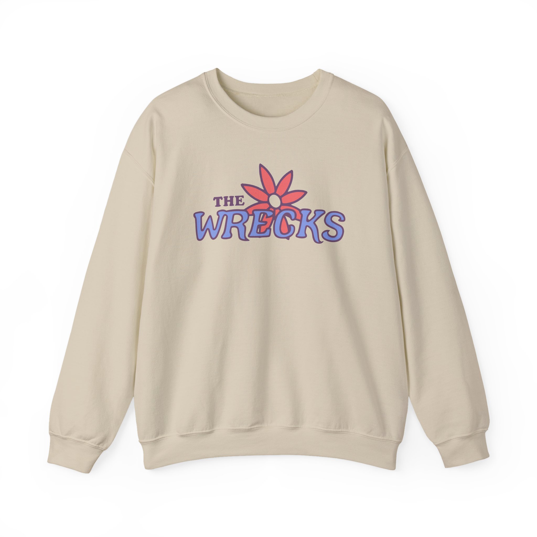 The Wrecks Floral Unisex Heavy Blendâ„¢ Crewneck Sweatshirt
