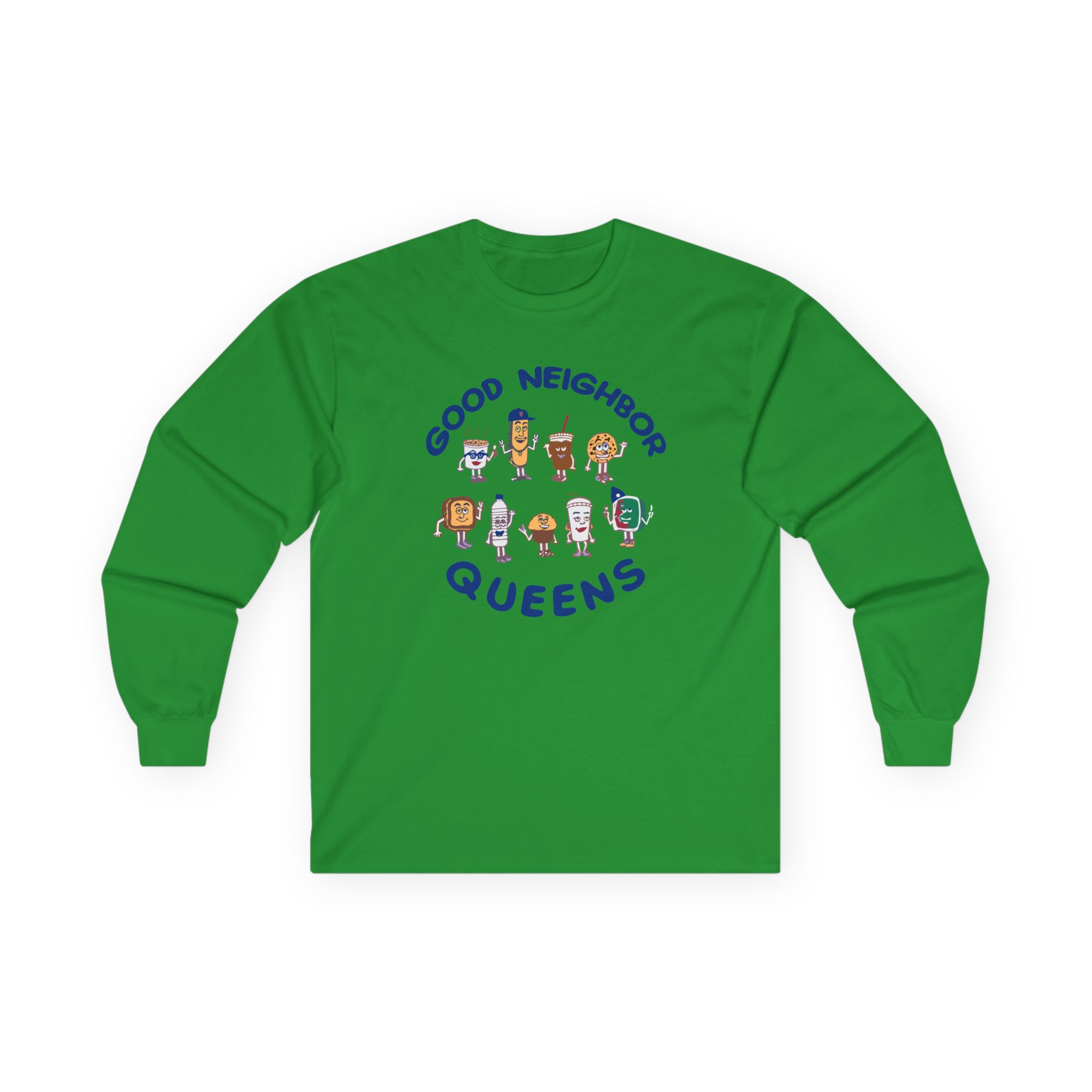 Good Neighbours Queens LS Unisex Ultra Cotton Long Sleeve Tee
