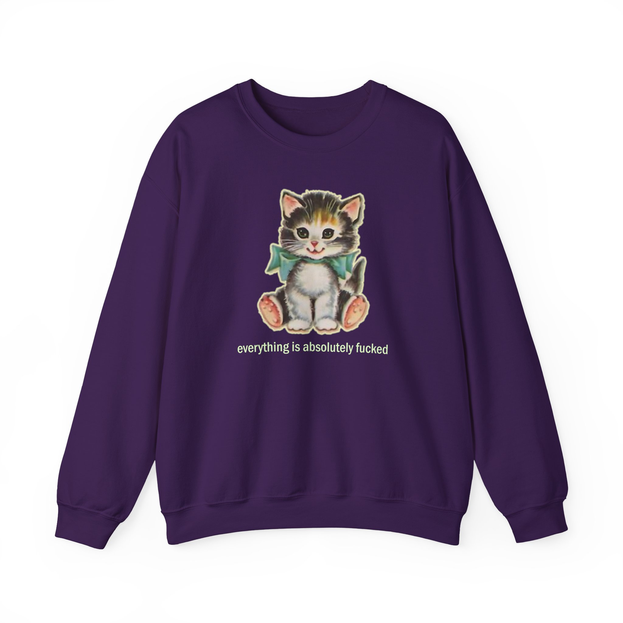 Paleface Cursed Cat Unisex Heavy Blendâ„¢ Crewneck Sweatshirt