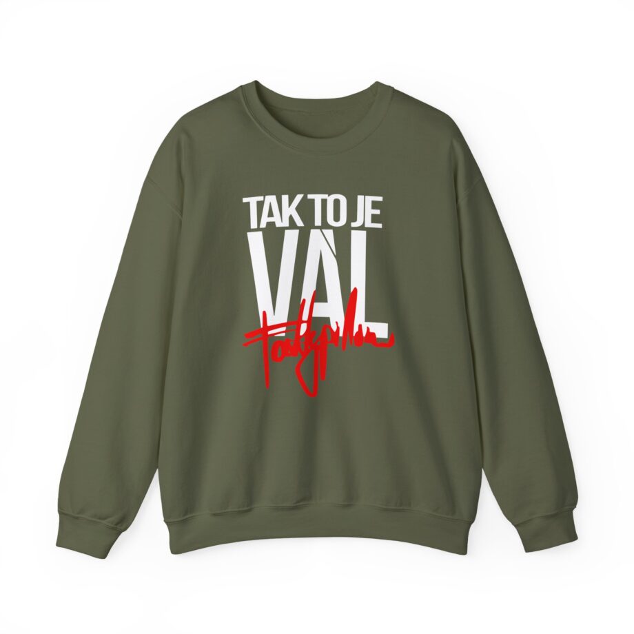 Fattypillow Tak to Je Val Unisex Heavy Blend™ Crewneck Sweatshirt