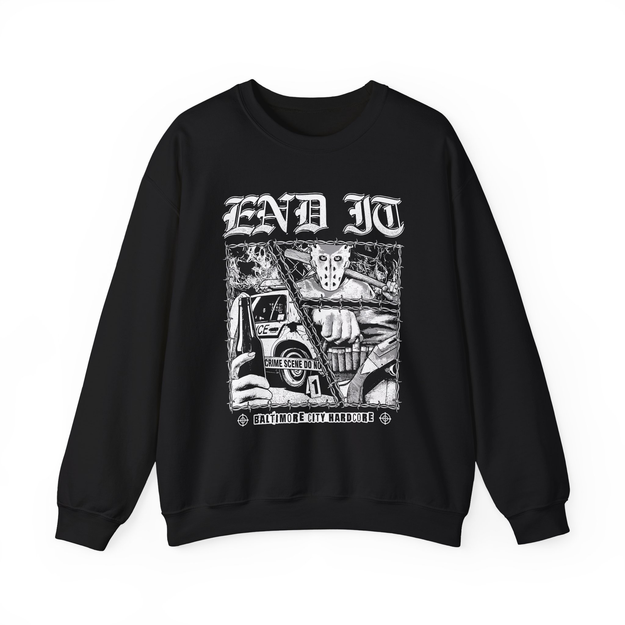 End It Crime Scene Unisex Heavy Blendâ„¢ Crewneck Sweatshirt