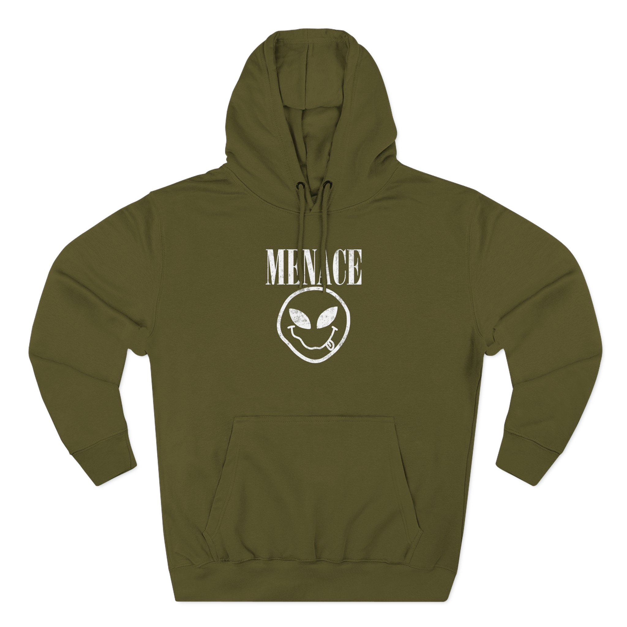 Kanel Joseph Smiley Menace Three-Panel Fleece Hoodie