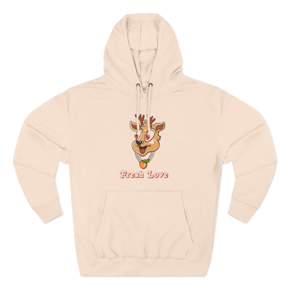 Fresh Love Dough in Love Three-Panel Fleece Hoodie