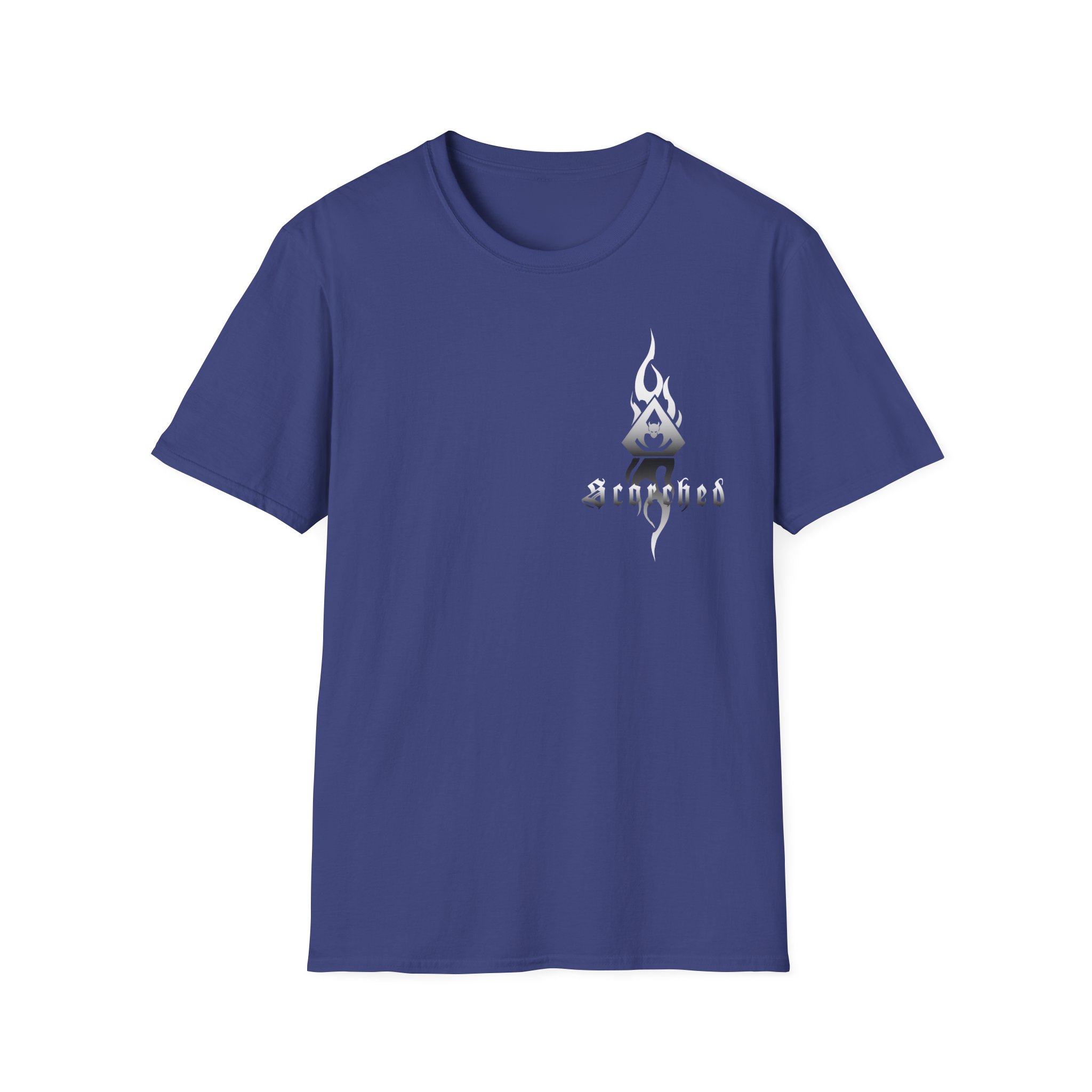 Overkill Scorched Stretched Logo Unisex Softstyle T-Shirt