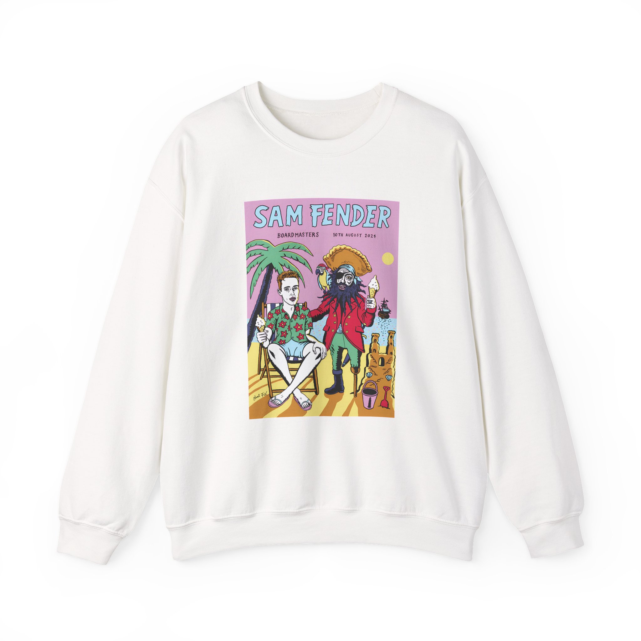 Sam Fender Beach Pirate Unisex Heavy Blendâ„¢ Crewneck Sweatshirt