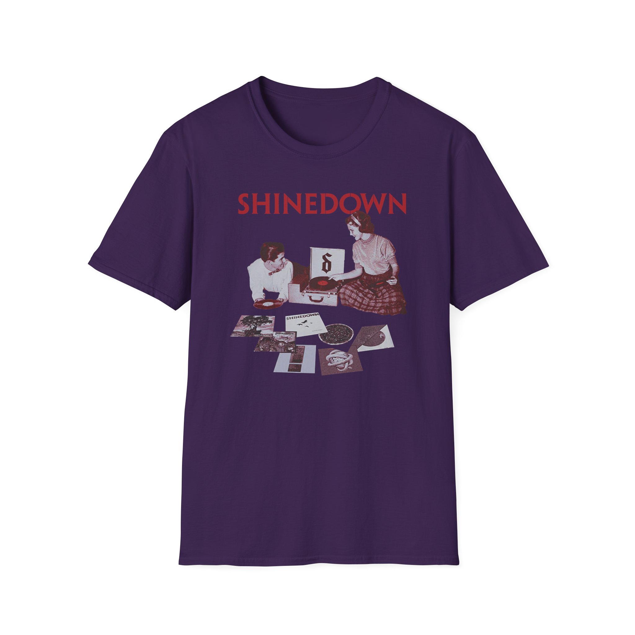 Shinedown Discography Unisex Softstyle T-Shirt