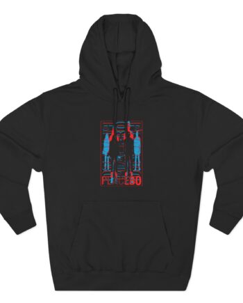 Placebo Silhouettes Three-Panel Fleece Hoodie