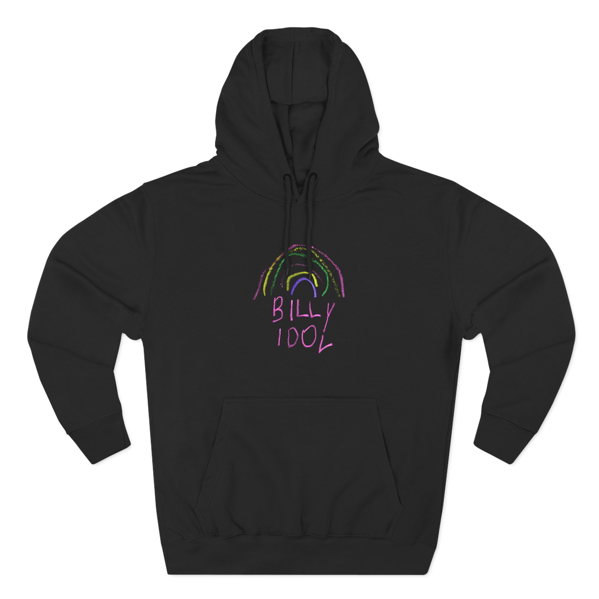 Billy Idol Rainbow Three-Panel Fleece Hoodie