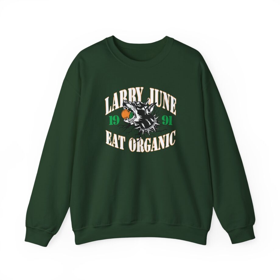 Larry June Eat Organic Unisex Heavy Blend™ Crewneck Sweatshirt