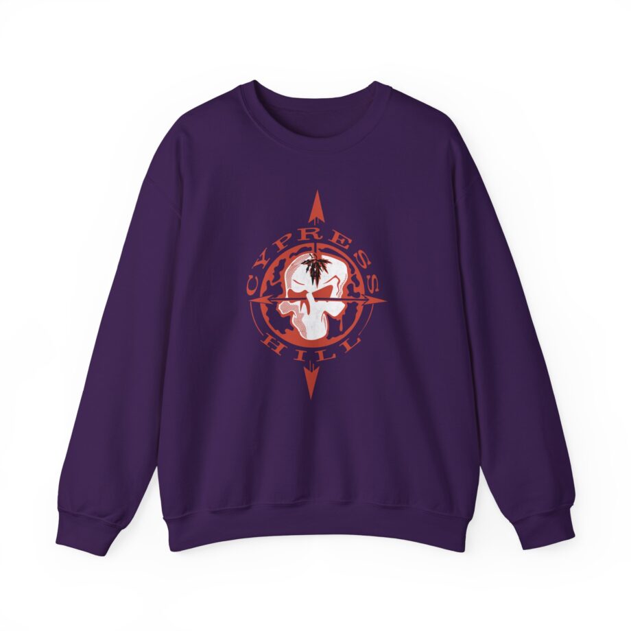 Cypress Hill Skull N Compass Unisex Heavy Blend™ Crewneck Sweatshirt
