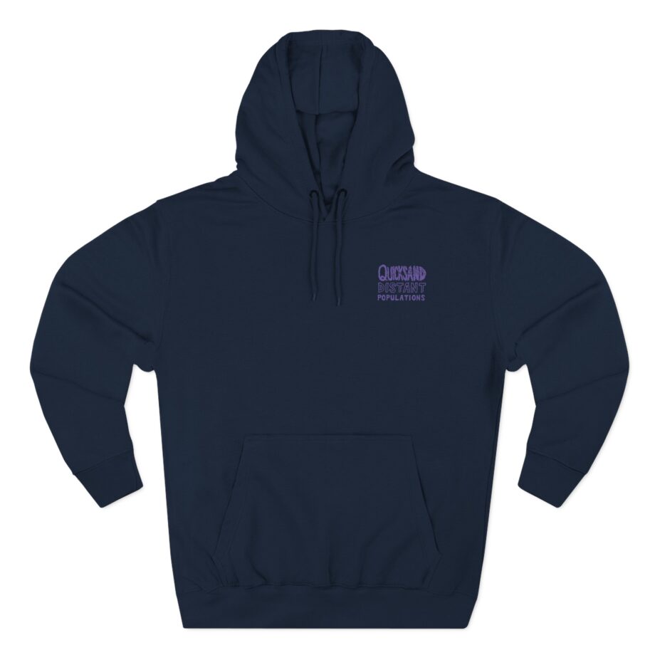Quicksand Distant Populations Three-Panel Fleece Hoodie