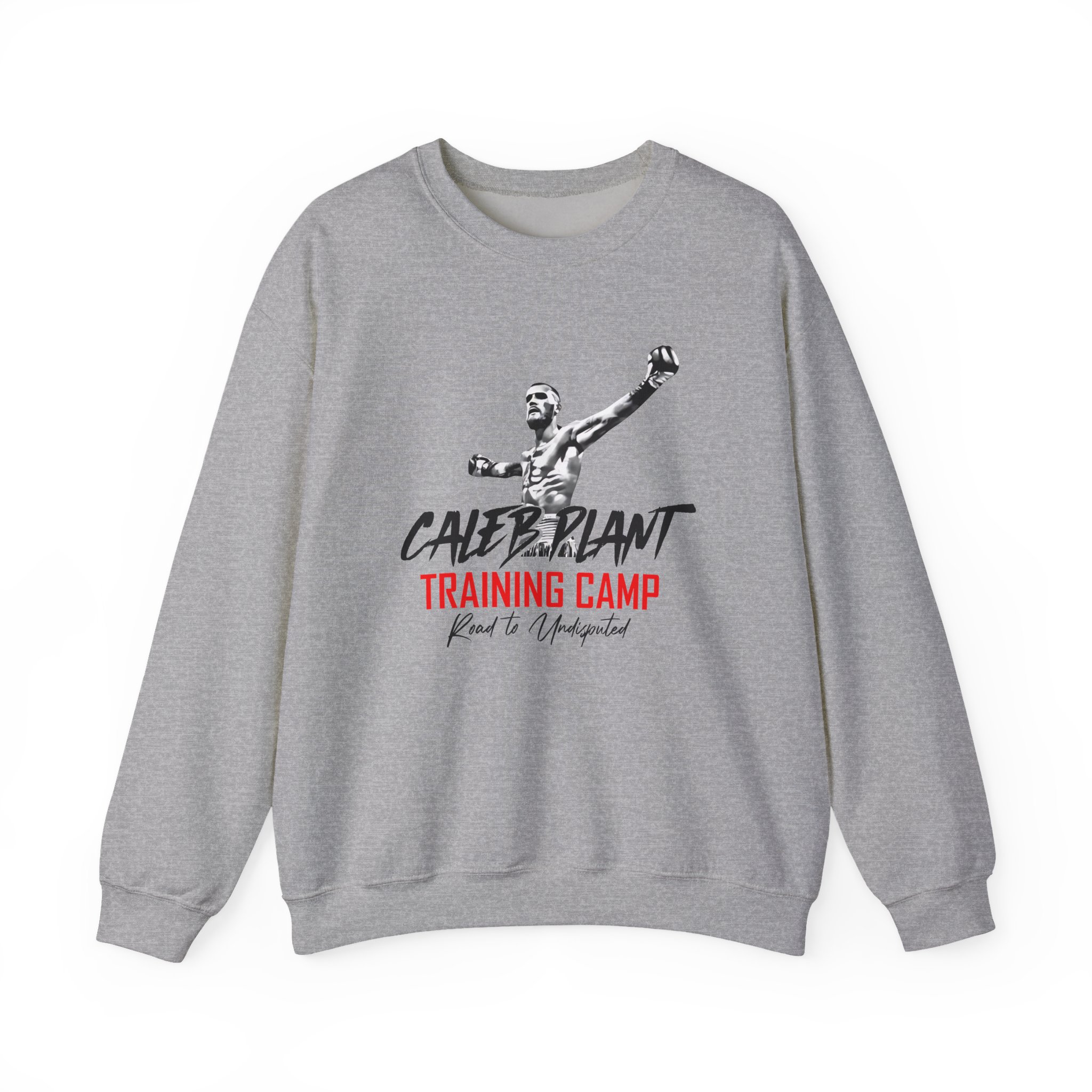 Caleb Plant Training Camp W/ Image Unisex Heavy Blendâ„¢ Crewneck Sweatshirt