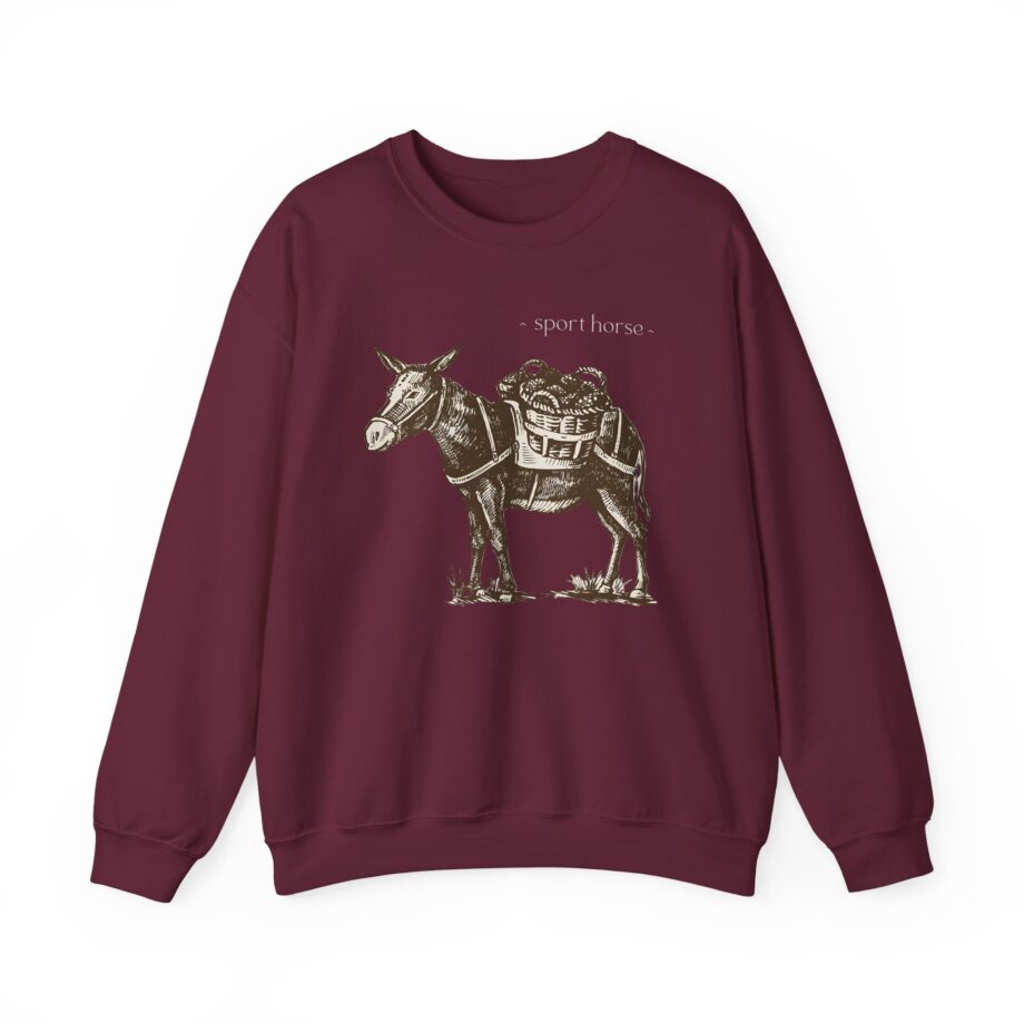 Mumbo Jumbo Sport Horse Unisex Heavy Blend™ Crewneck Sweatshirt