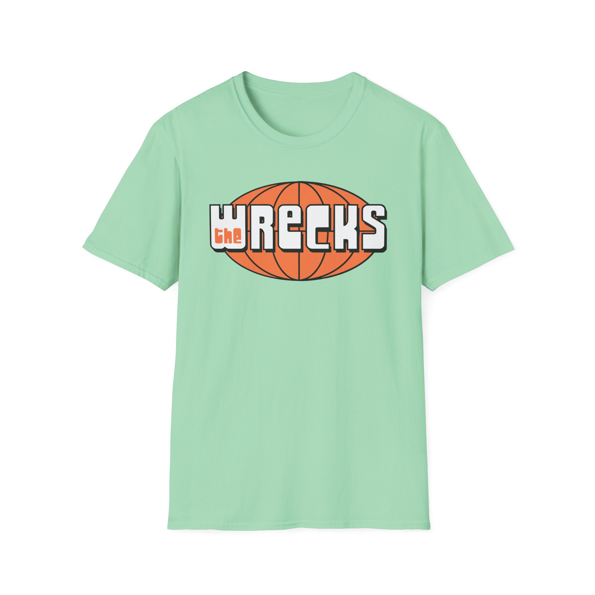 The Wrecks Retro Globe Unisex Softstyle T-Shirt