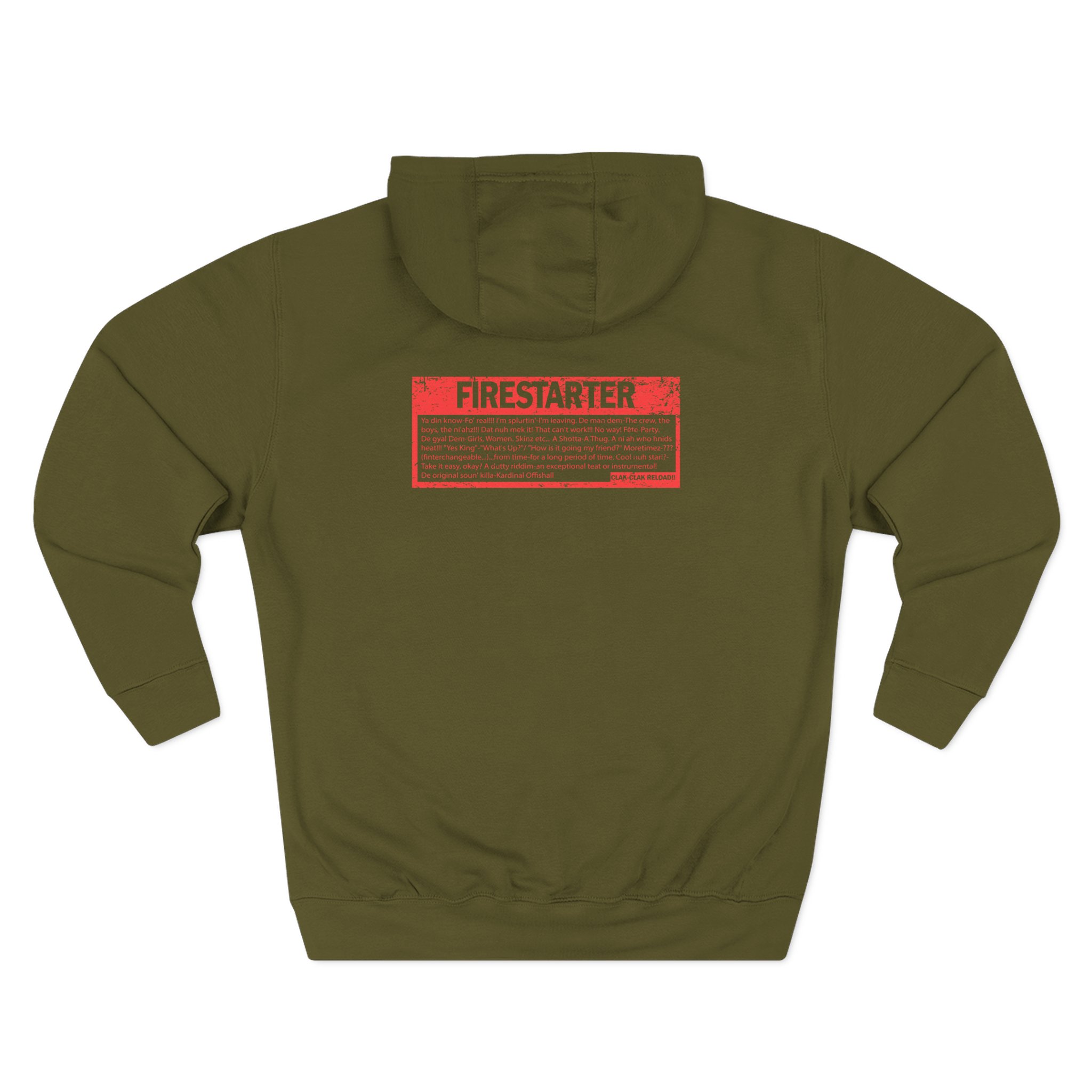 Kardinal Offishall Three-Panel Fleece Hoodie