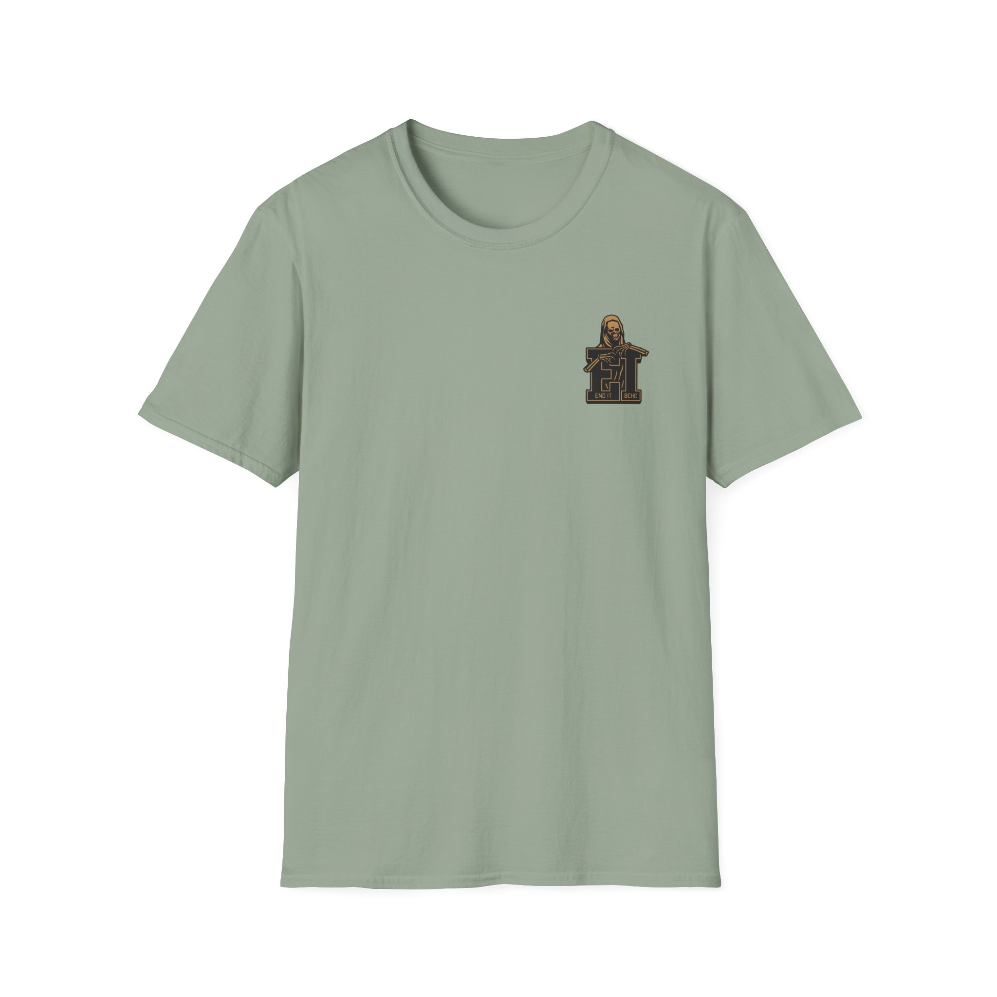End It Bchc Reaper Emblem Unisex Softstyle T-Shirt
