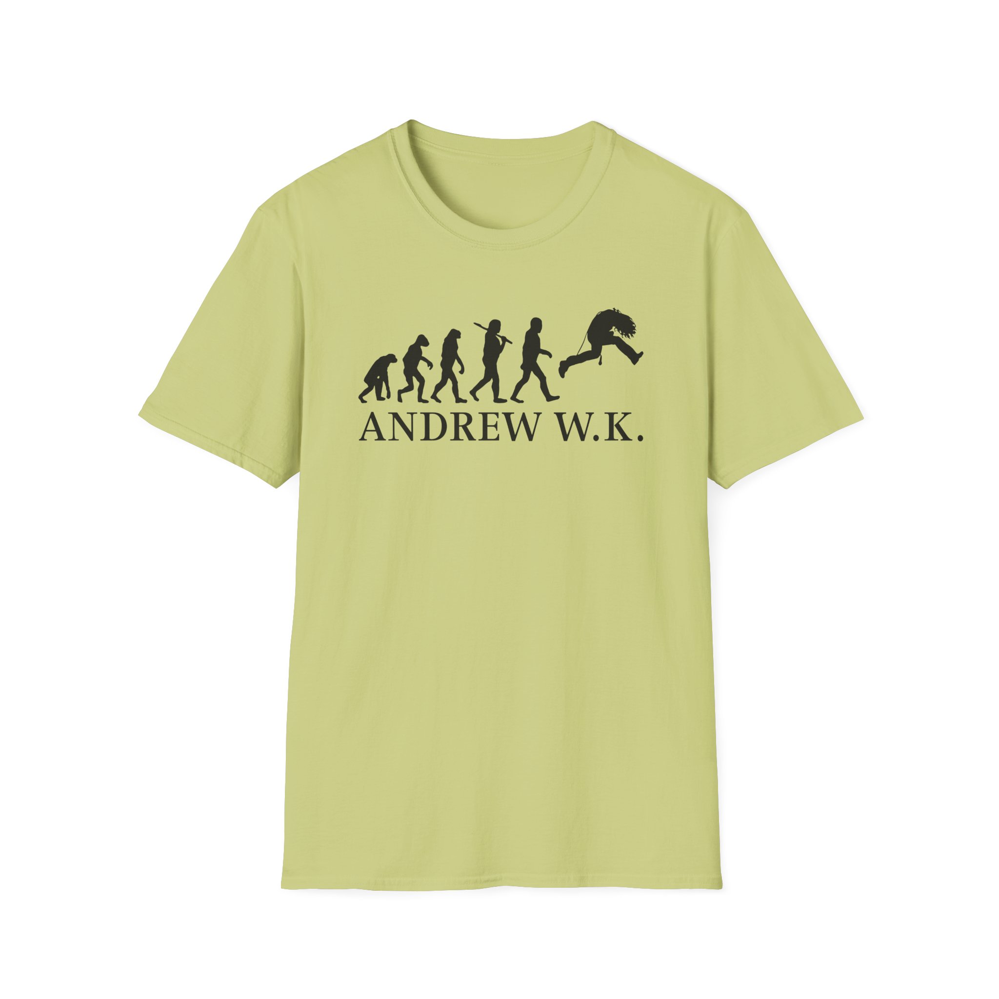 Andrew Wk Evolution of Partying Unisex Softstyle T-Shirt