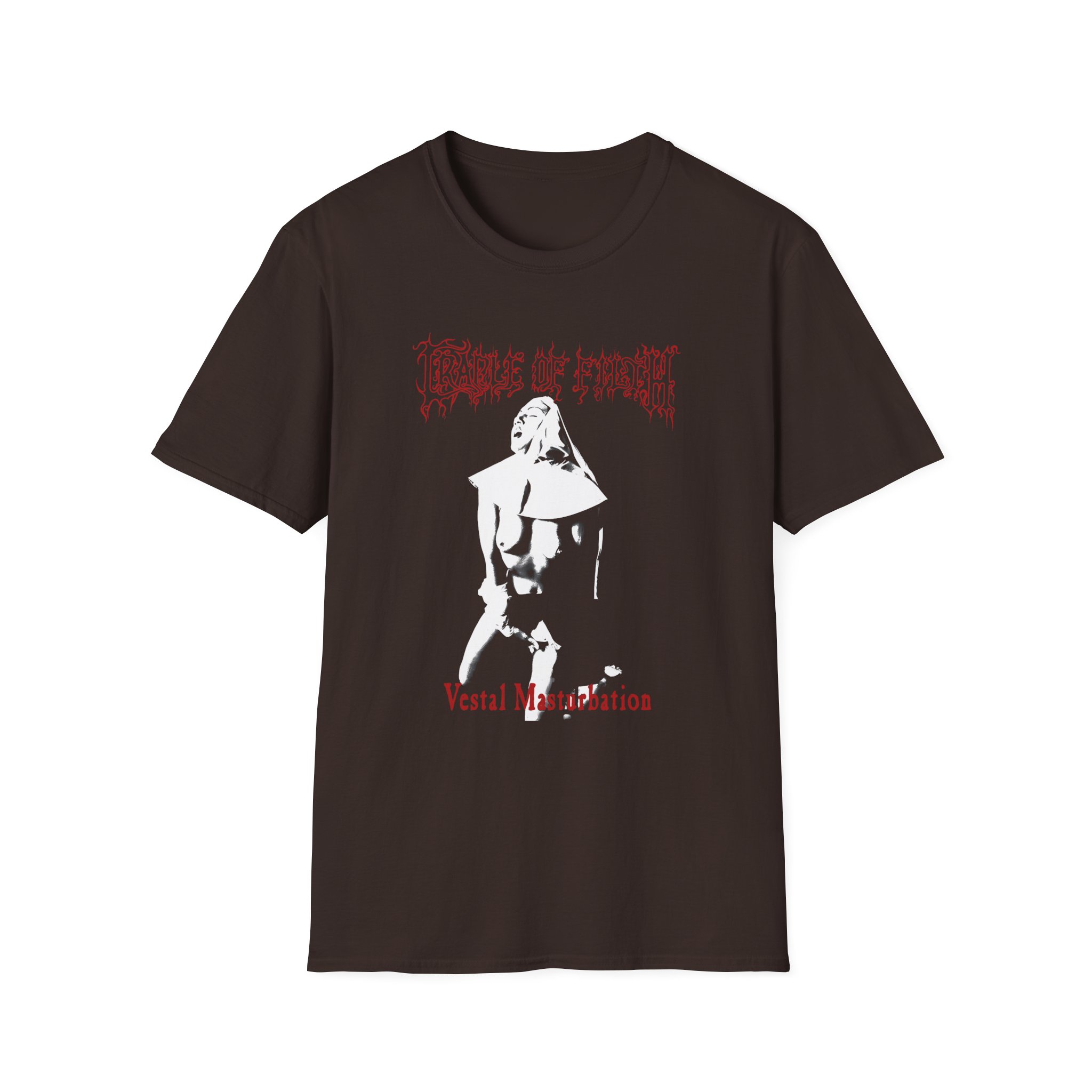 Cradle of Filth Vestal Masturbation Unisex Softstyle T-Shirt
