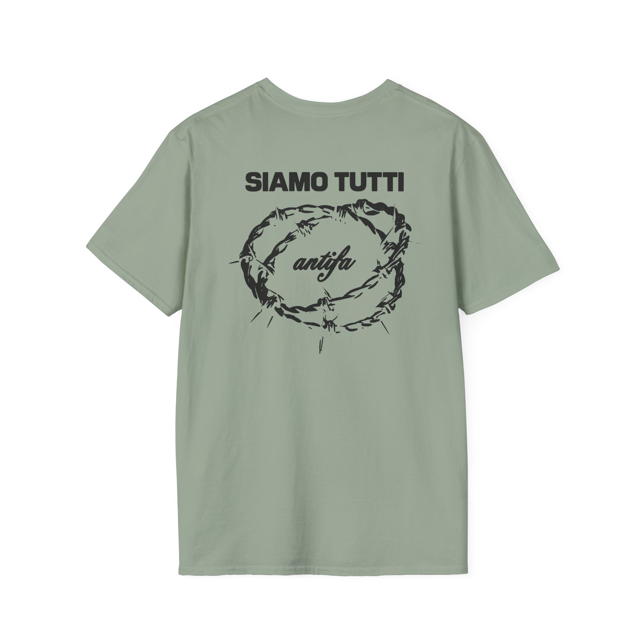 Disarstar Siamo Tutti Antifa Unisex Softstyle T-Shirt