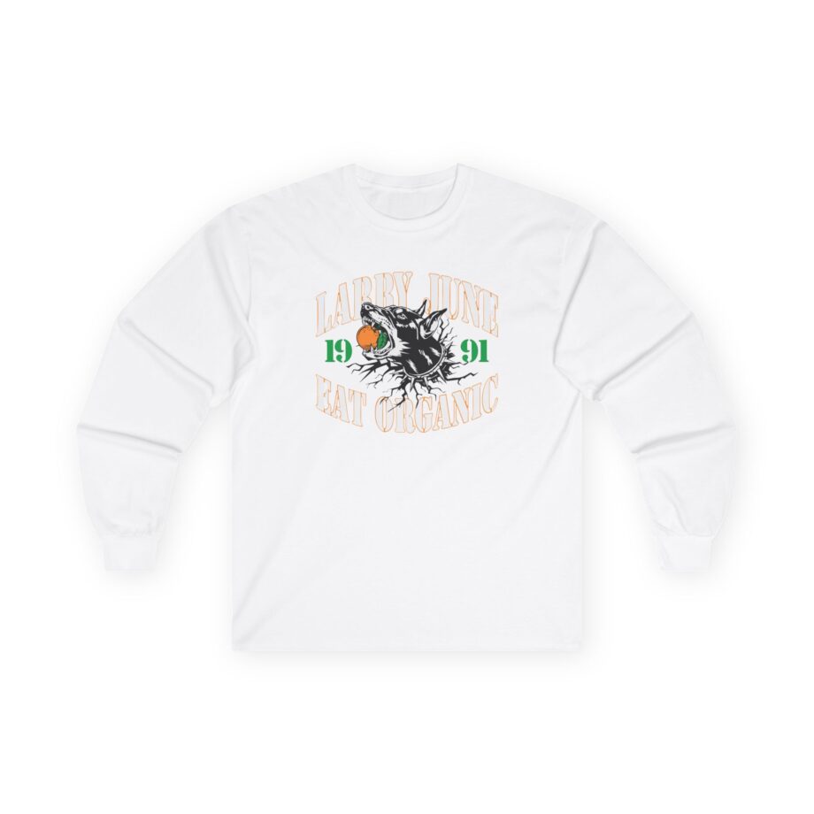 Larry June Eat Organic Unisex Ultra Cotton Long Sleeve Tee