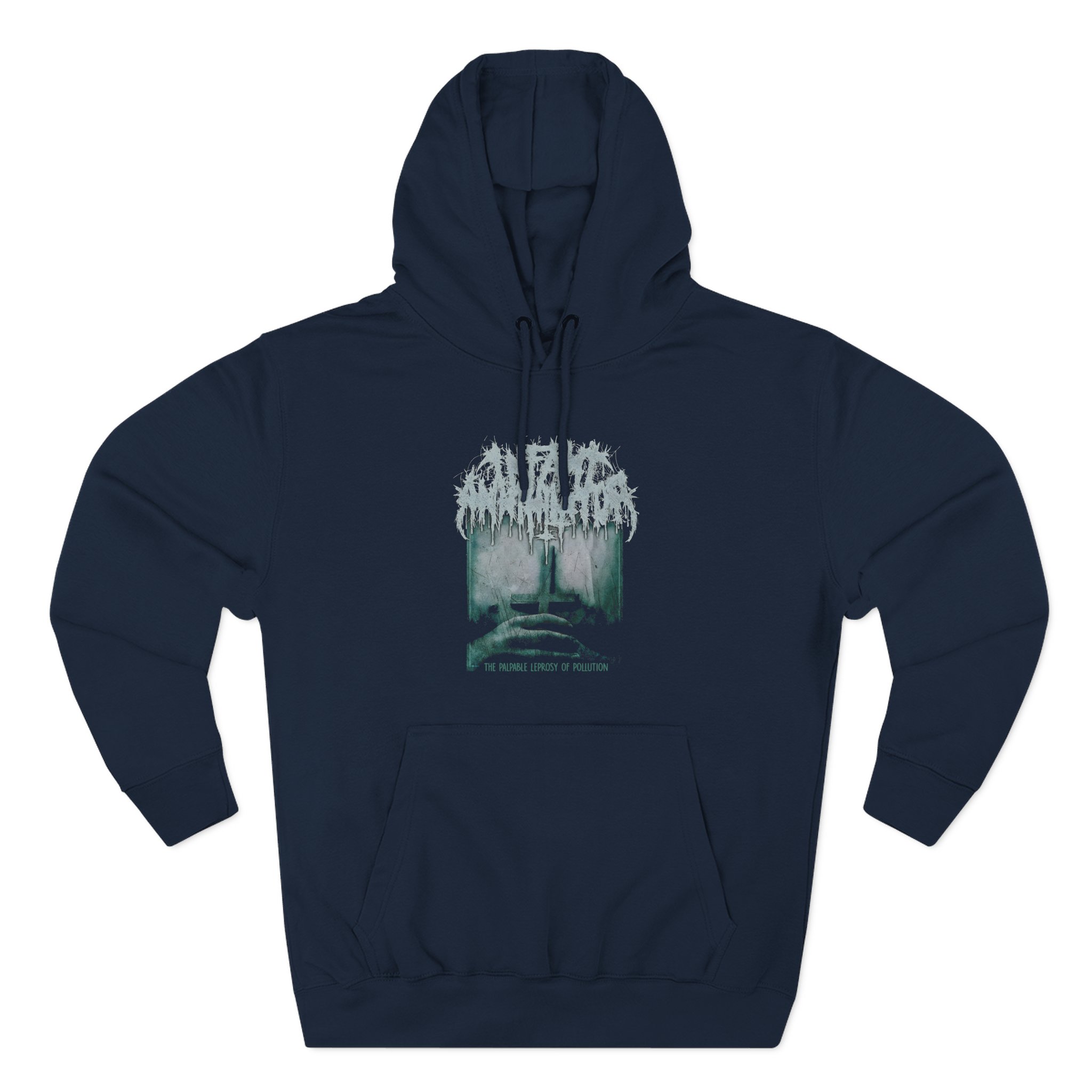 Infant Annihilator The Palpable Leprosy Of Pollution Three-Panel Fleece Hoodie