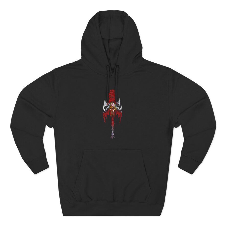 200 Stab Wounds Three-Panel Fleece Hoodie